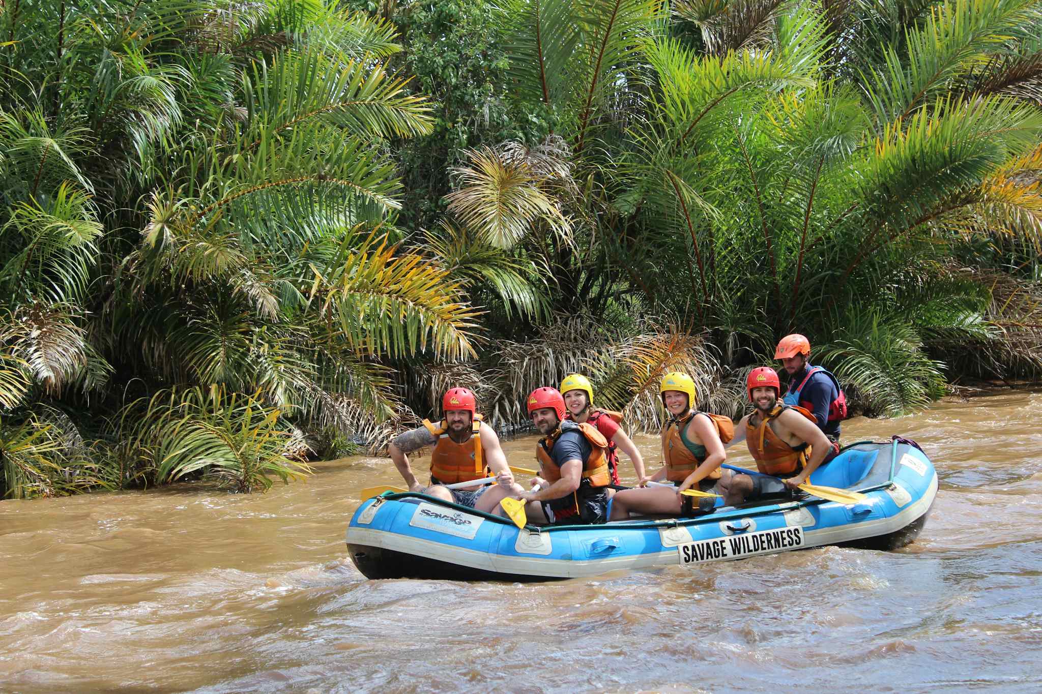 Rafting the Tana River in Kenya. Photo: Host/Savage Wilderness