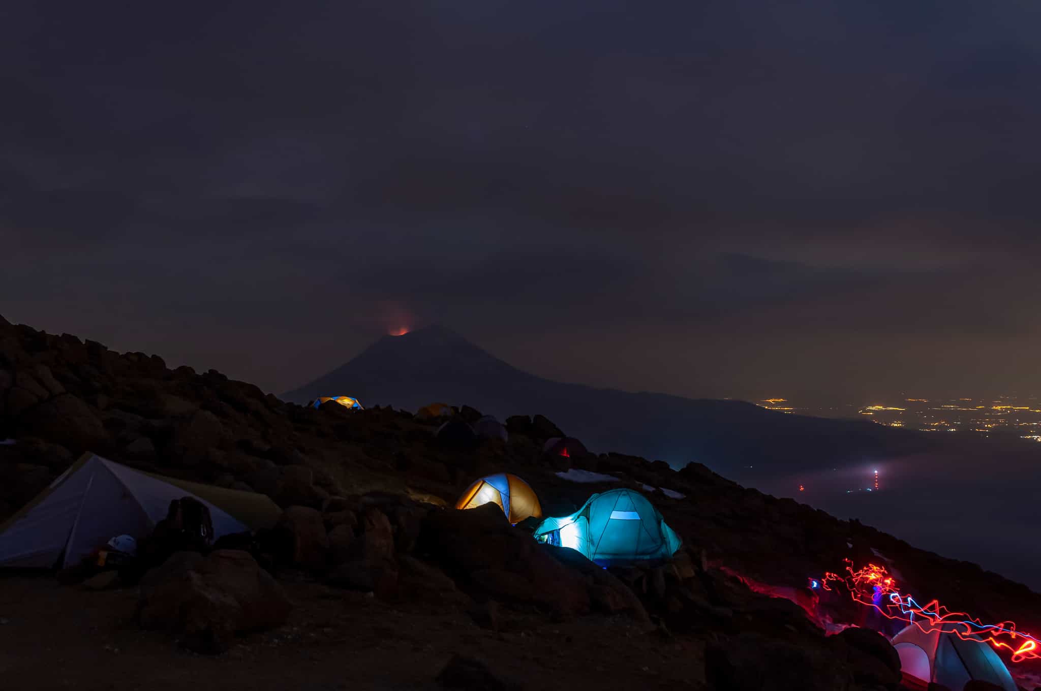 Base camp, Iztaccihuatl, Mexico, Getty