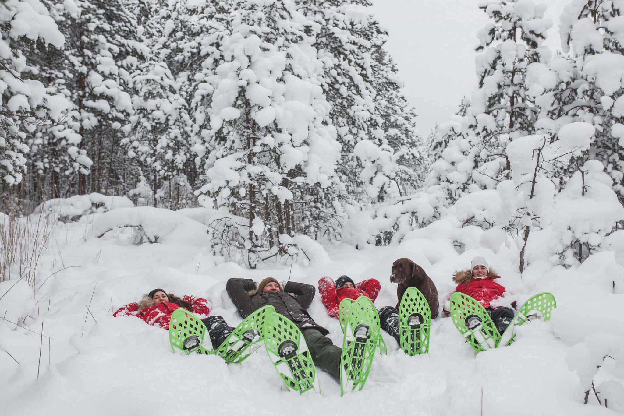 Snowshowing, Estonia. Photo: LAMMASMÄEL