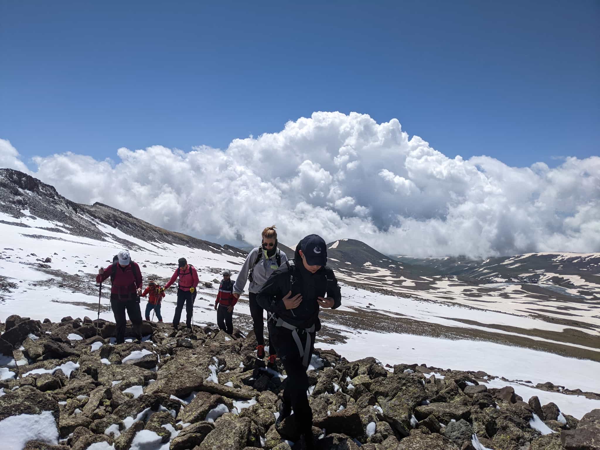 Climbing Mount Aragats, Armenia. Photo: Host/Arara Tours