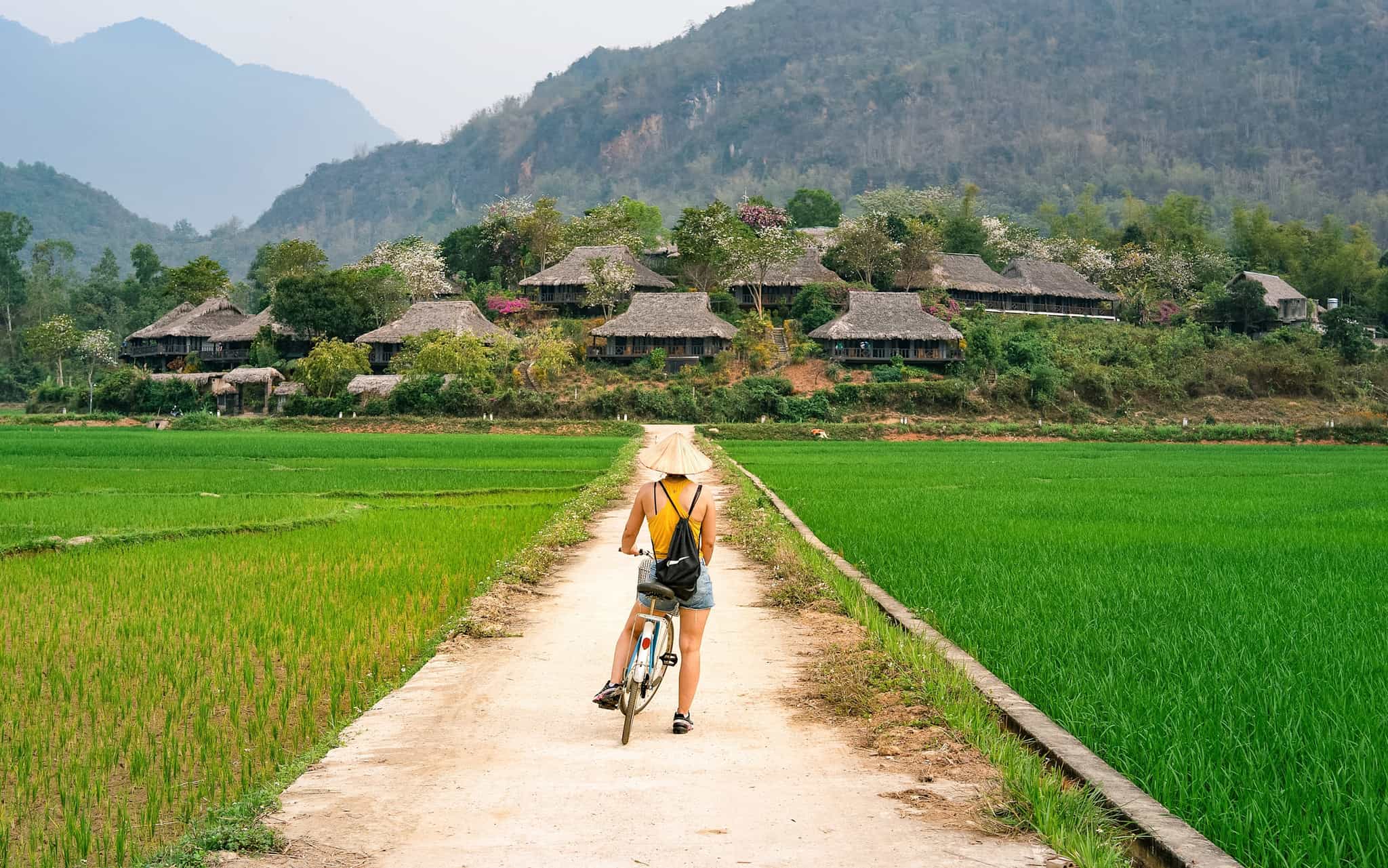 Vietnam cycling.