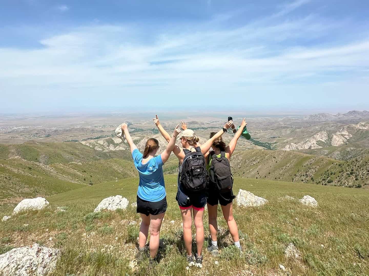 Hiking the Nuratau Mountains, Uzbekistan.