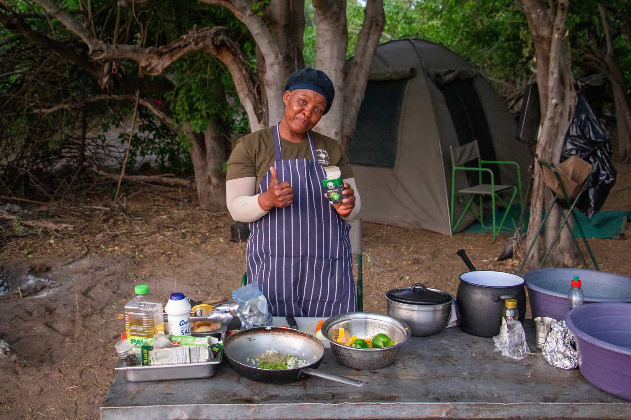 Chef in the Okavango Delta, Botswana