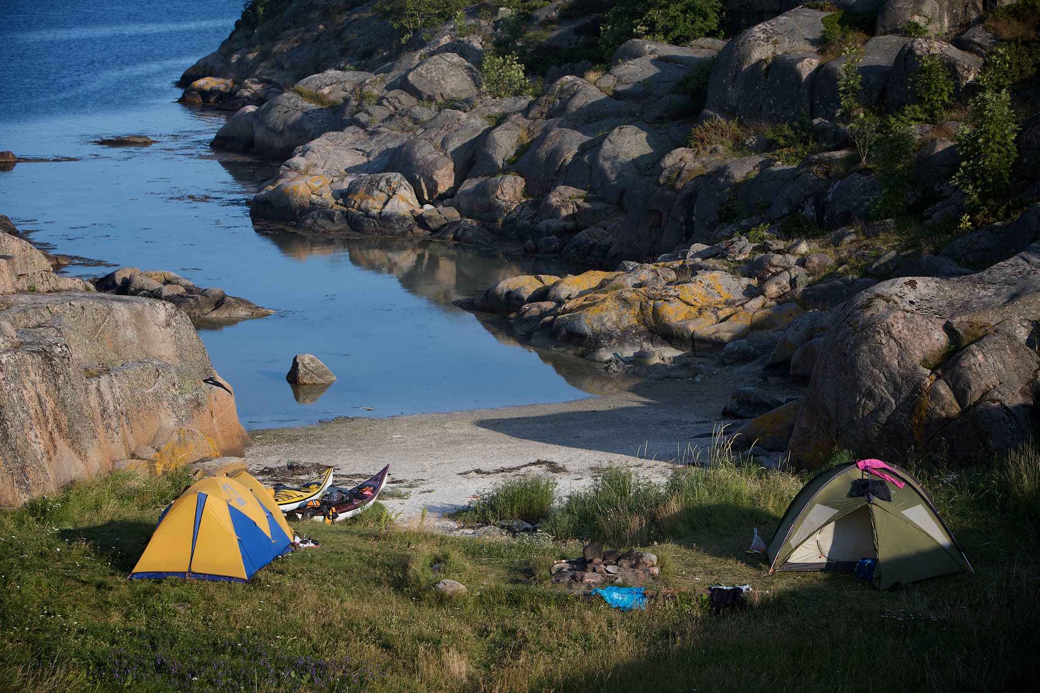 Wild camping Sweden