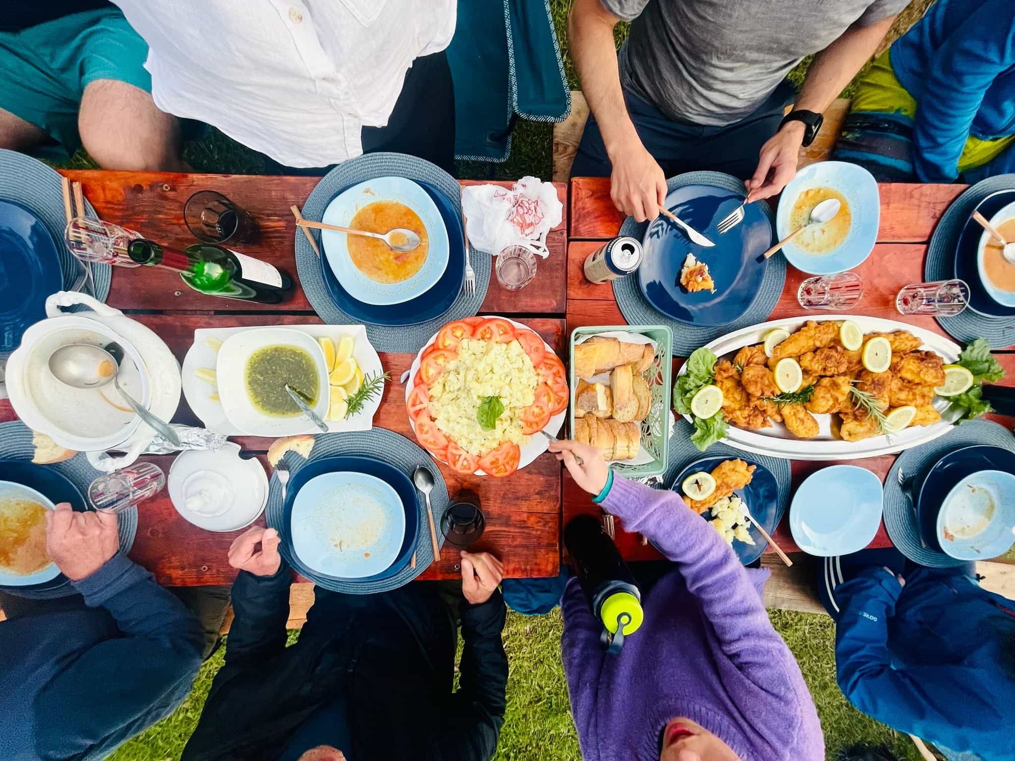 Dinner by the Zrmanja, Croatia. Photo: Host/Raftrek