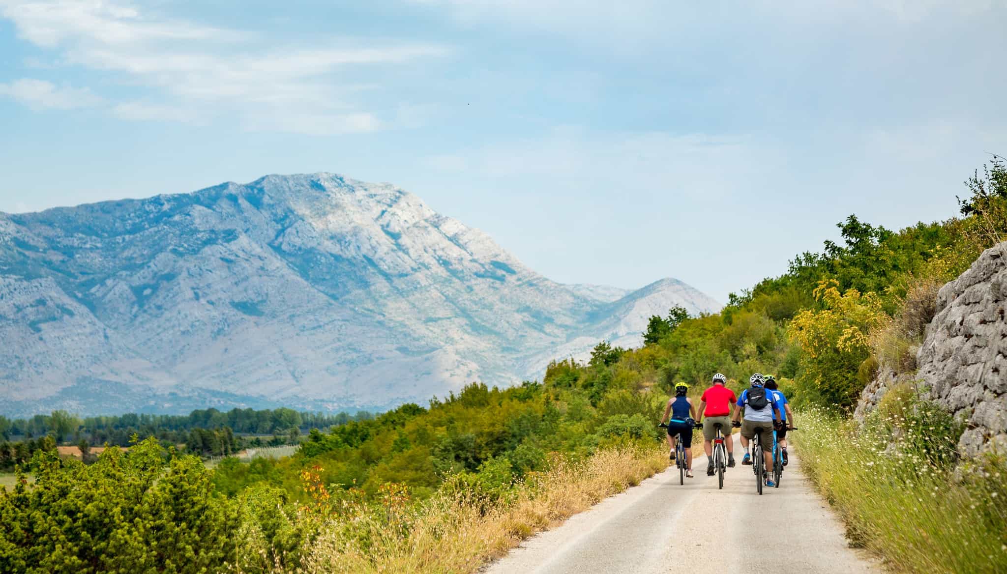 Cycling the backroads of Bosnia through the mountains.