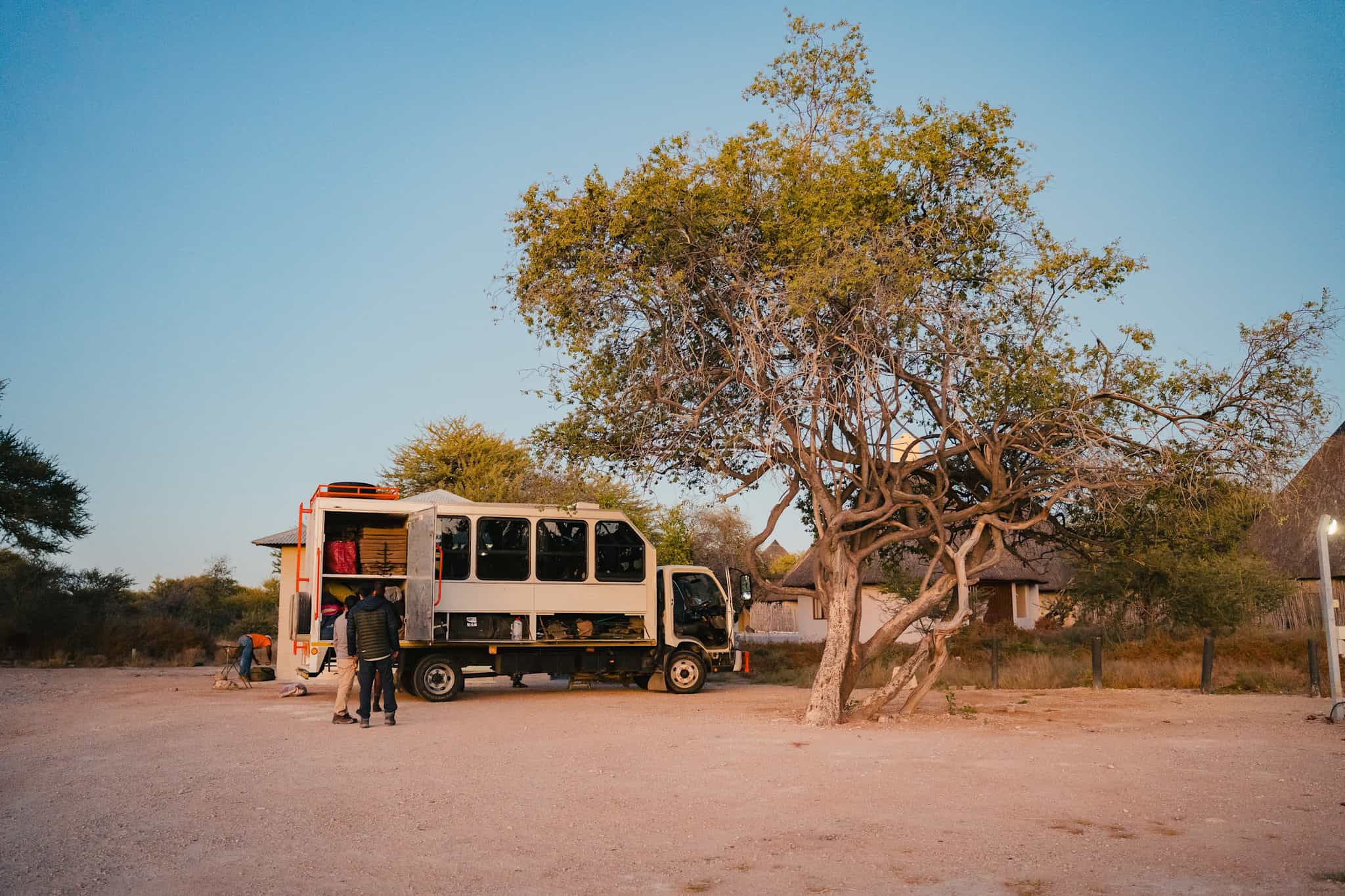 Campground at Etosha, Namibia