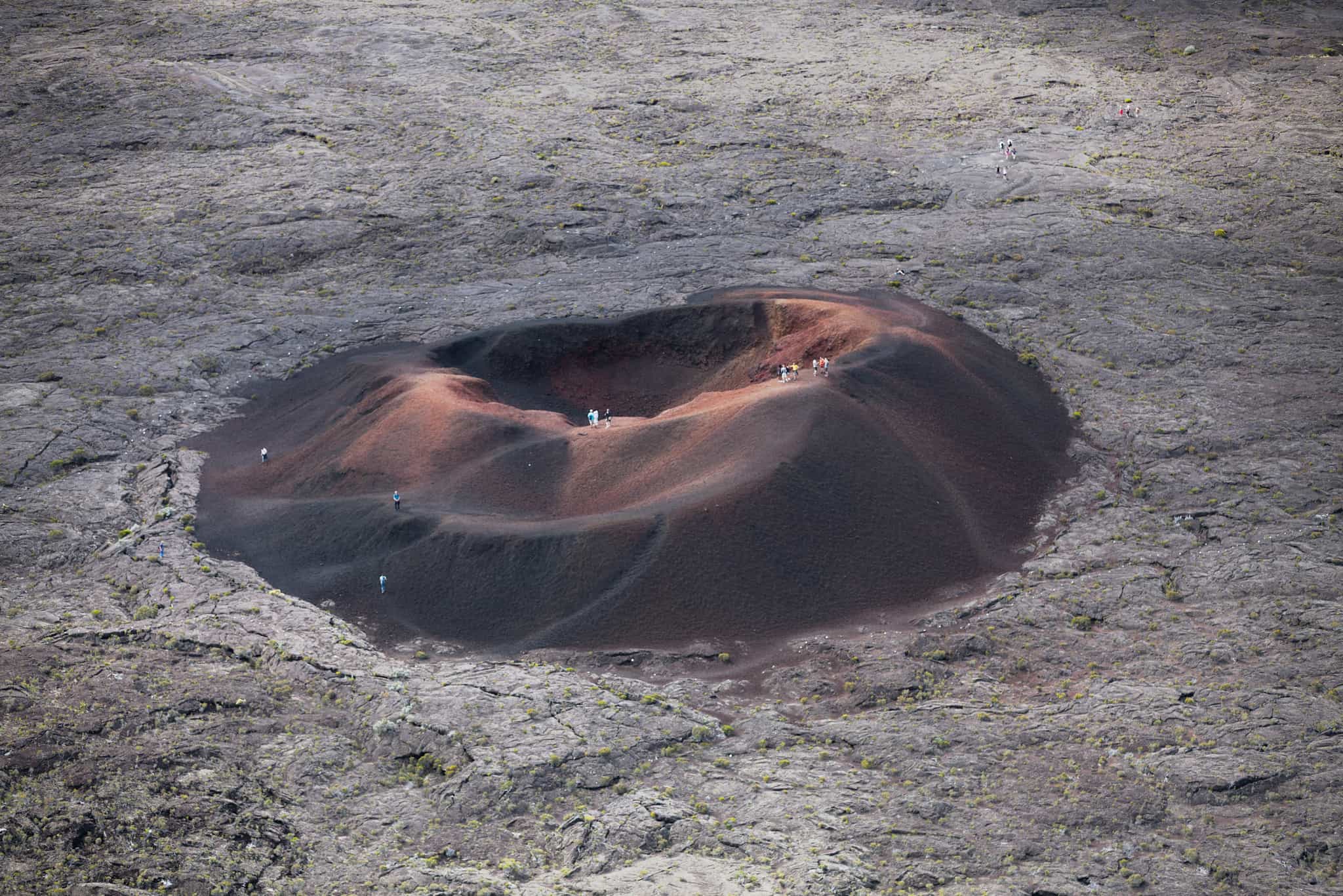 Piton de la Fournaise volcano, Reunion.
