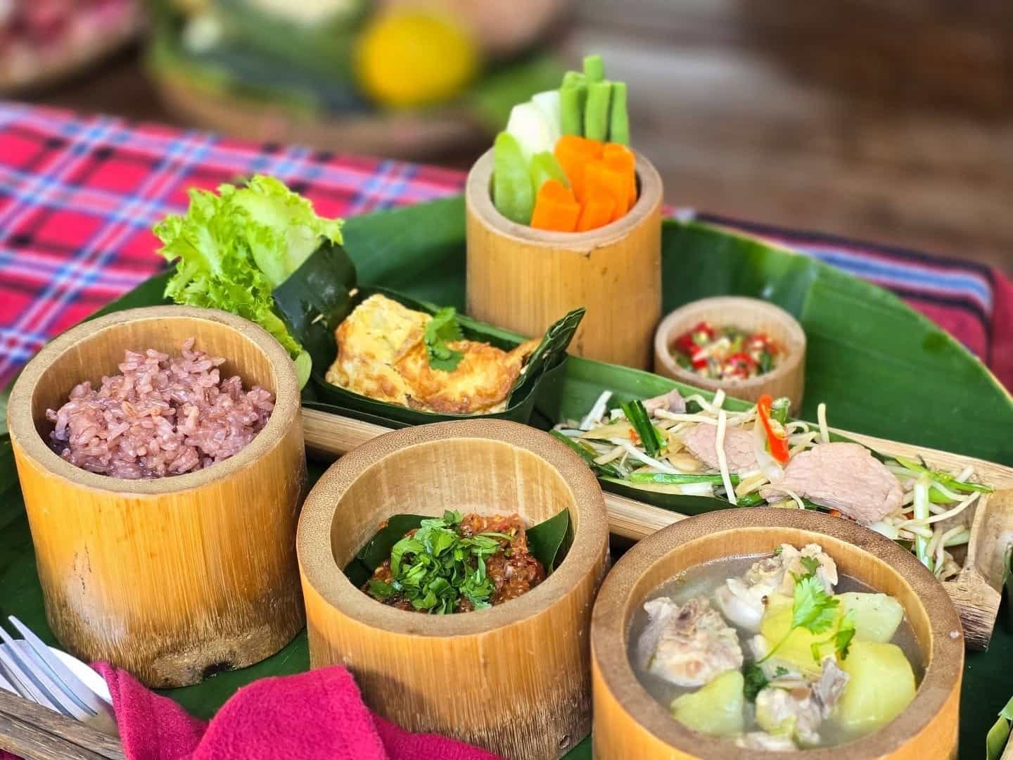 Ahsa Farmstay local food.