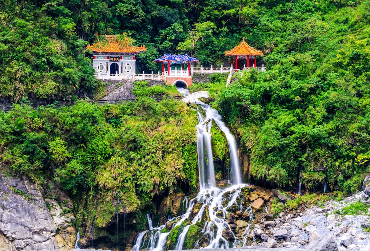 Eternal Spring Shrine in Taroko Gorge, Taiwan