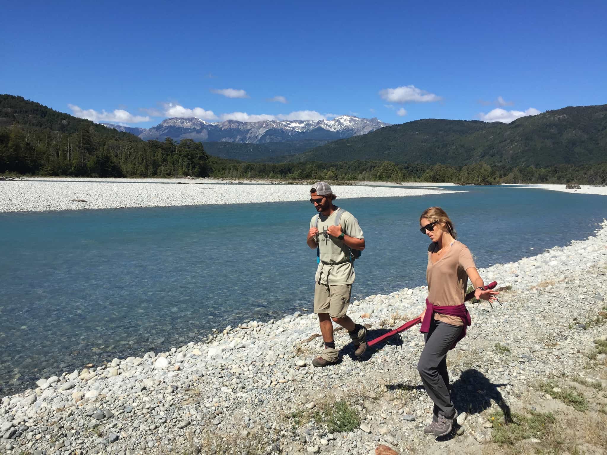 Trekking, Rincon Bonito, Chile, BirdsChile