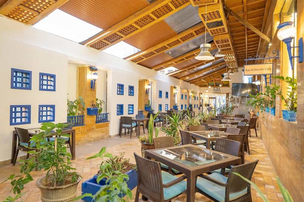 Terrace restaurant at Captain's Hotel Aqaba