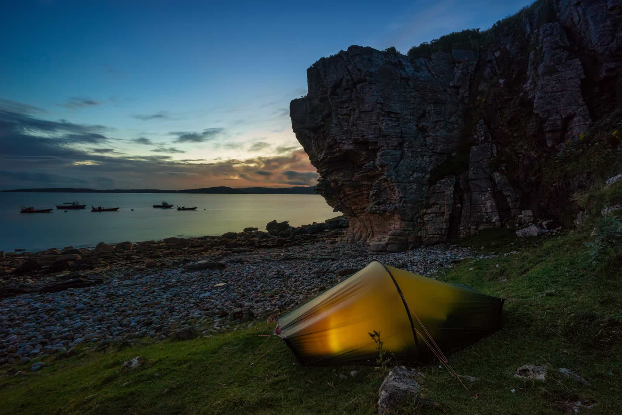 Camping on the Isle of Skye near Elgol, Scotland
GettyImages-598524392