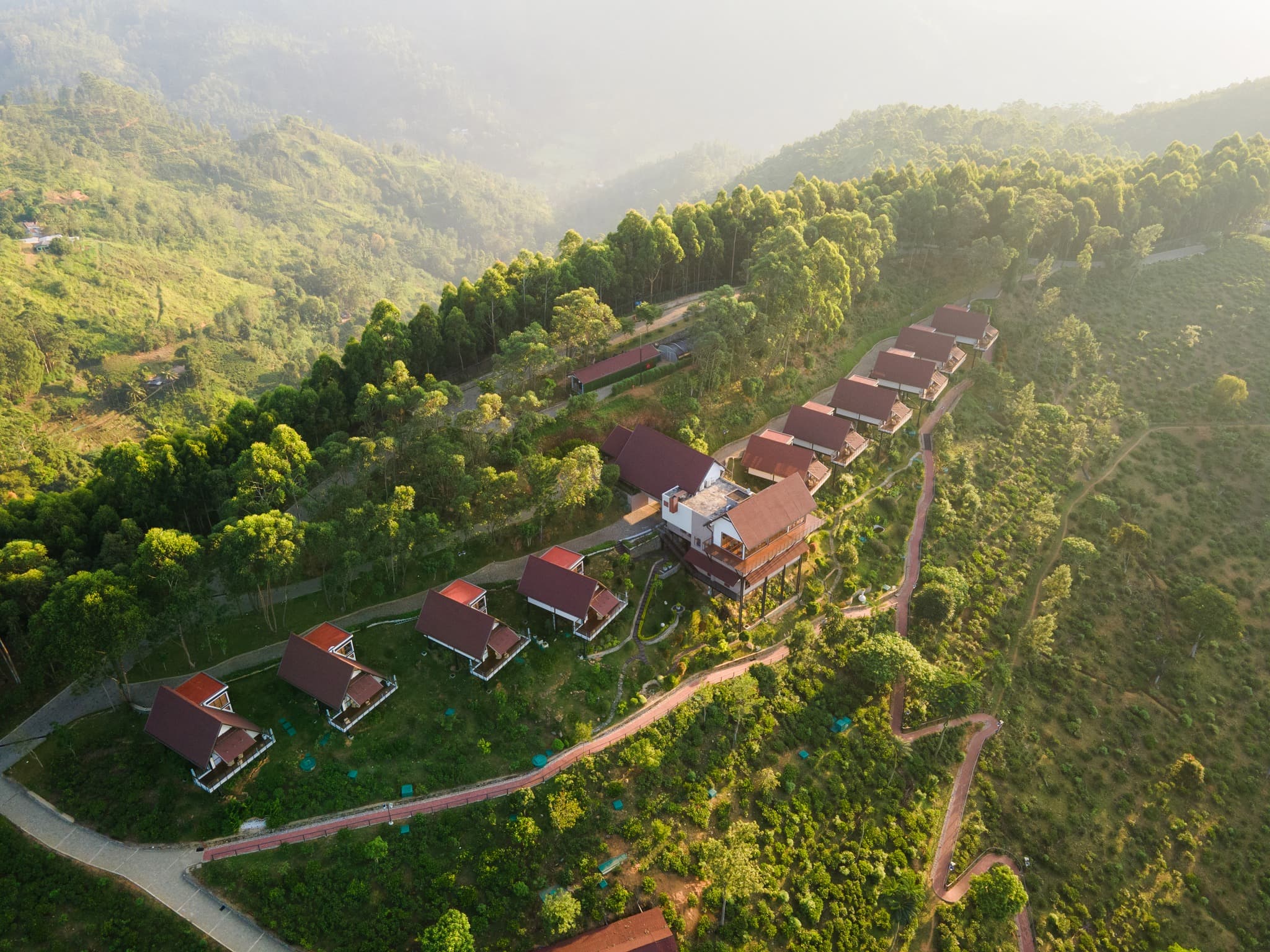 Aerial view of the Anasa Wellness Resort