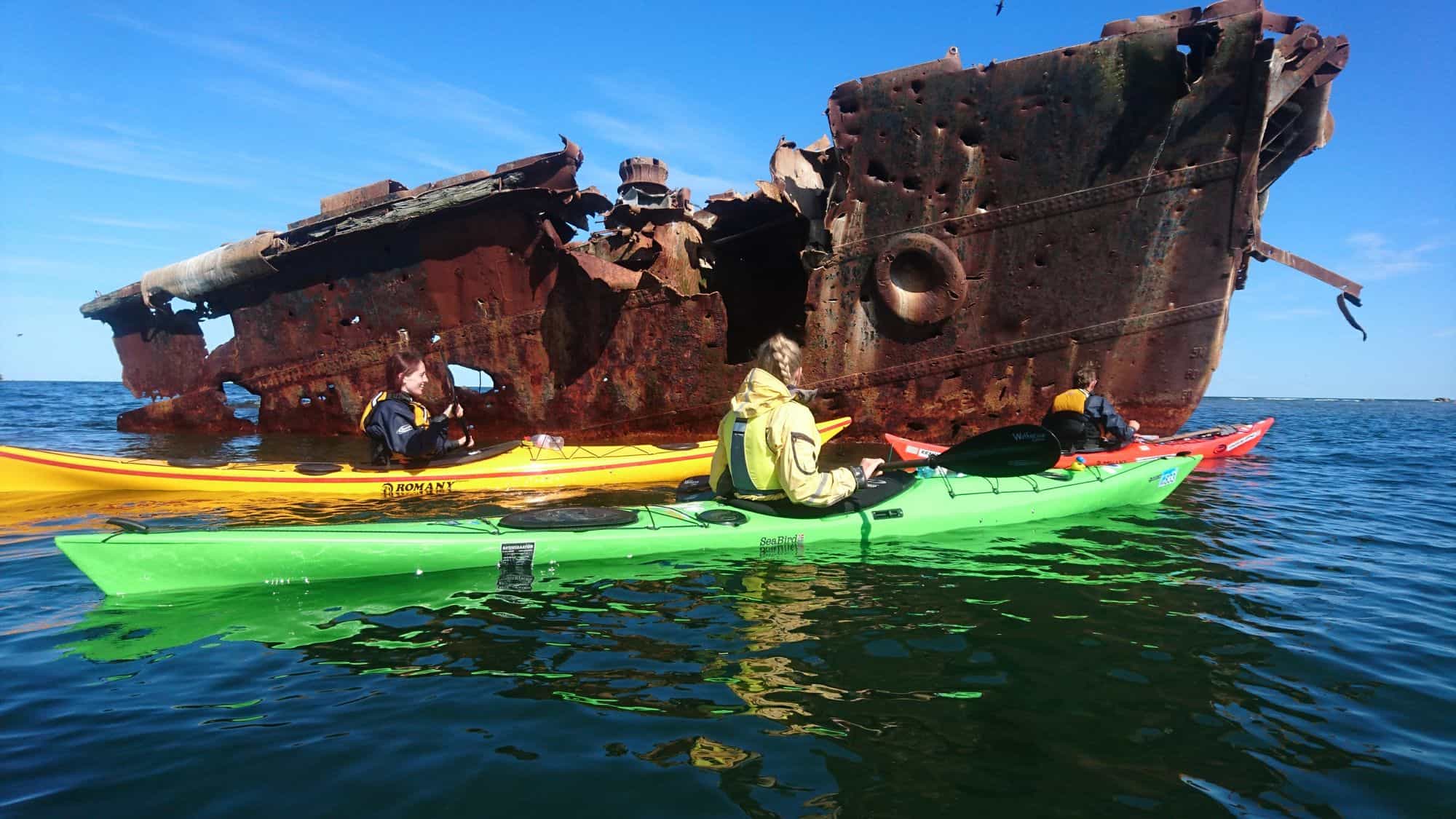 sea kayaking and wild camping in Estonia