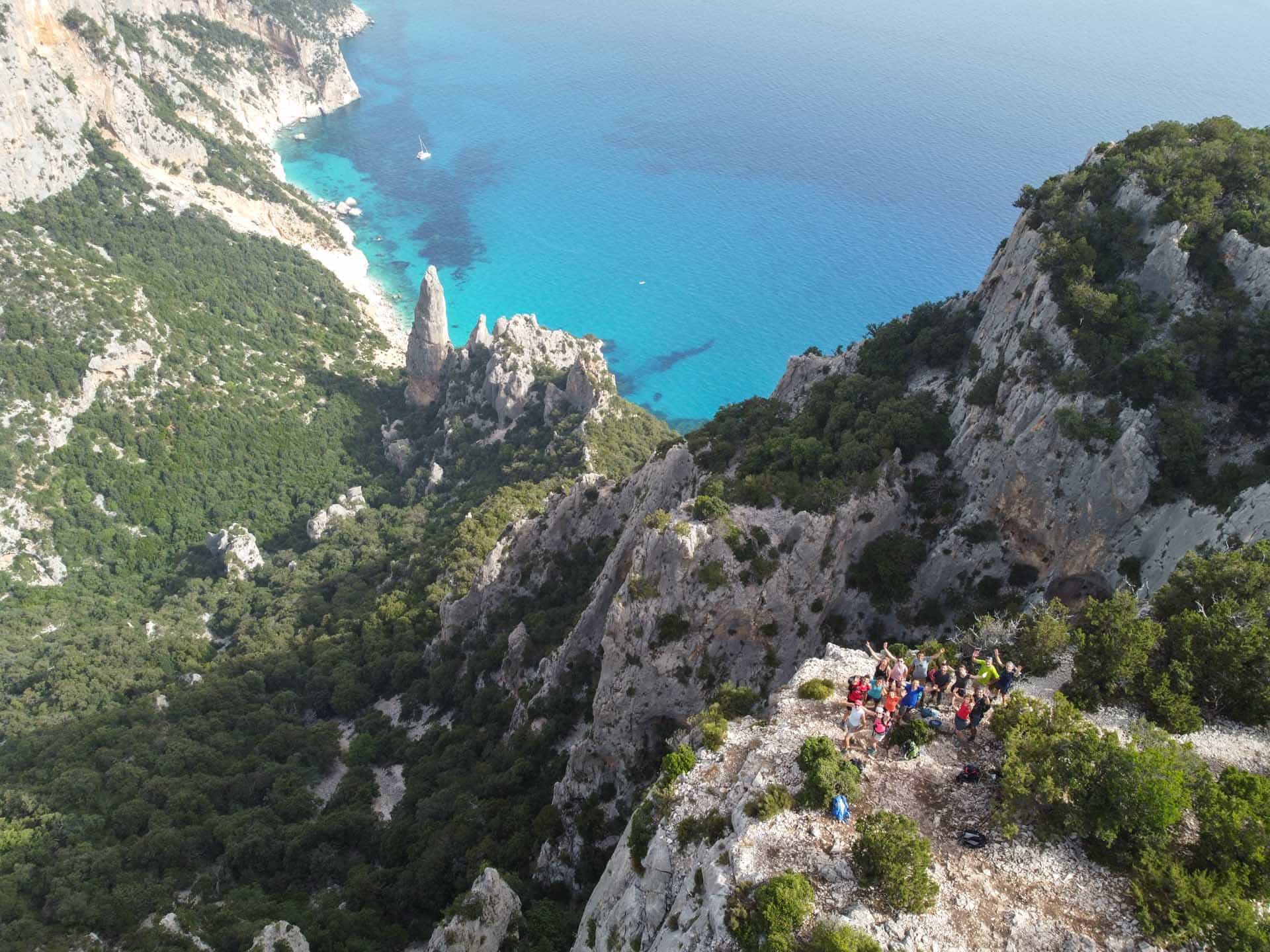 Selvaggio Blu drone view.