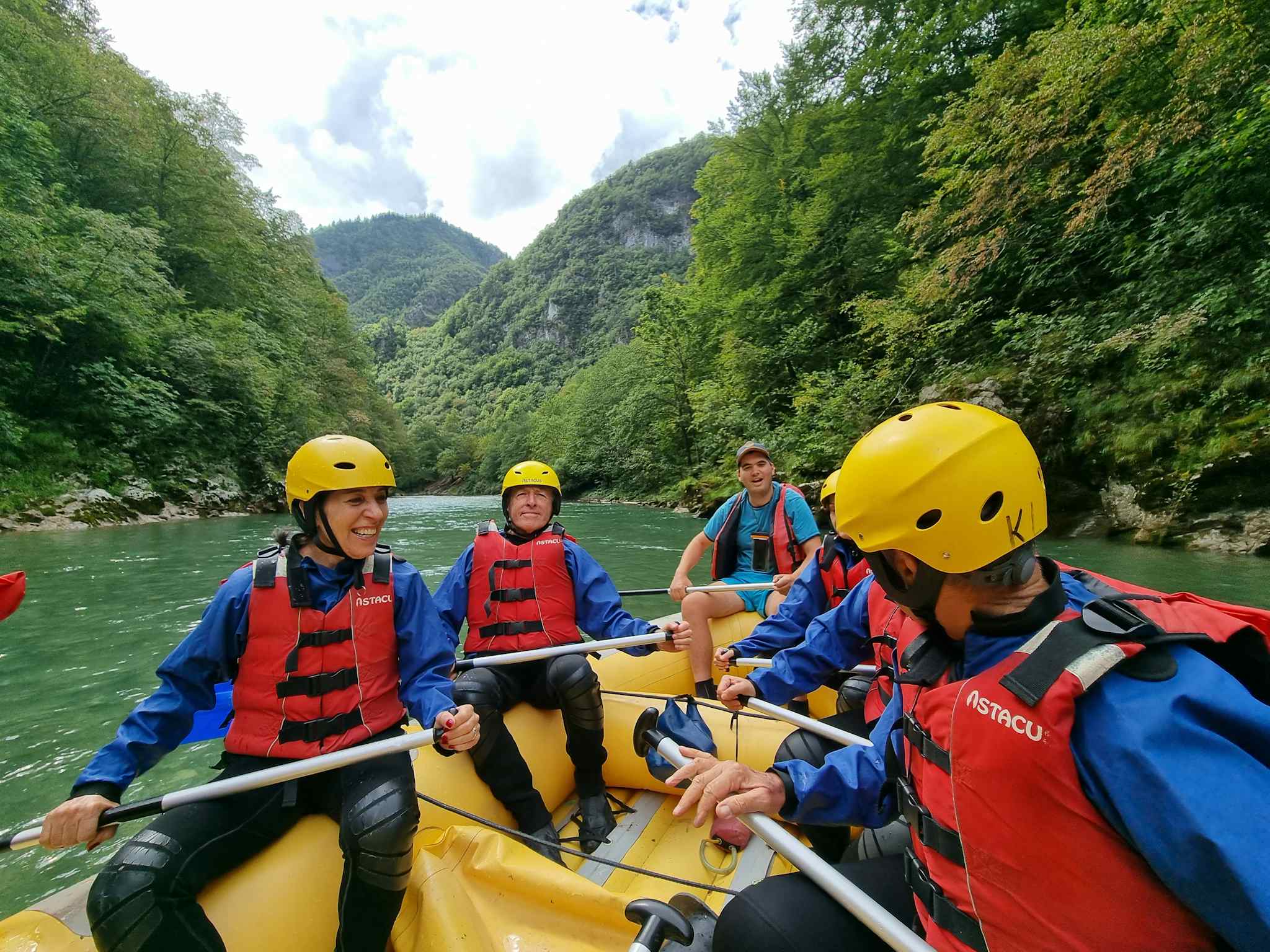 Rafting the Tara River in Montenegro. Photo: Host/Wild Montenegro