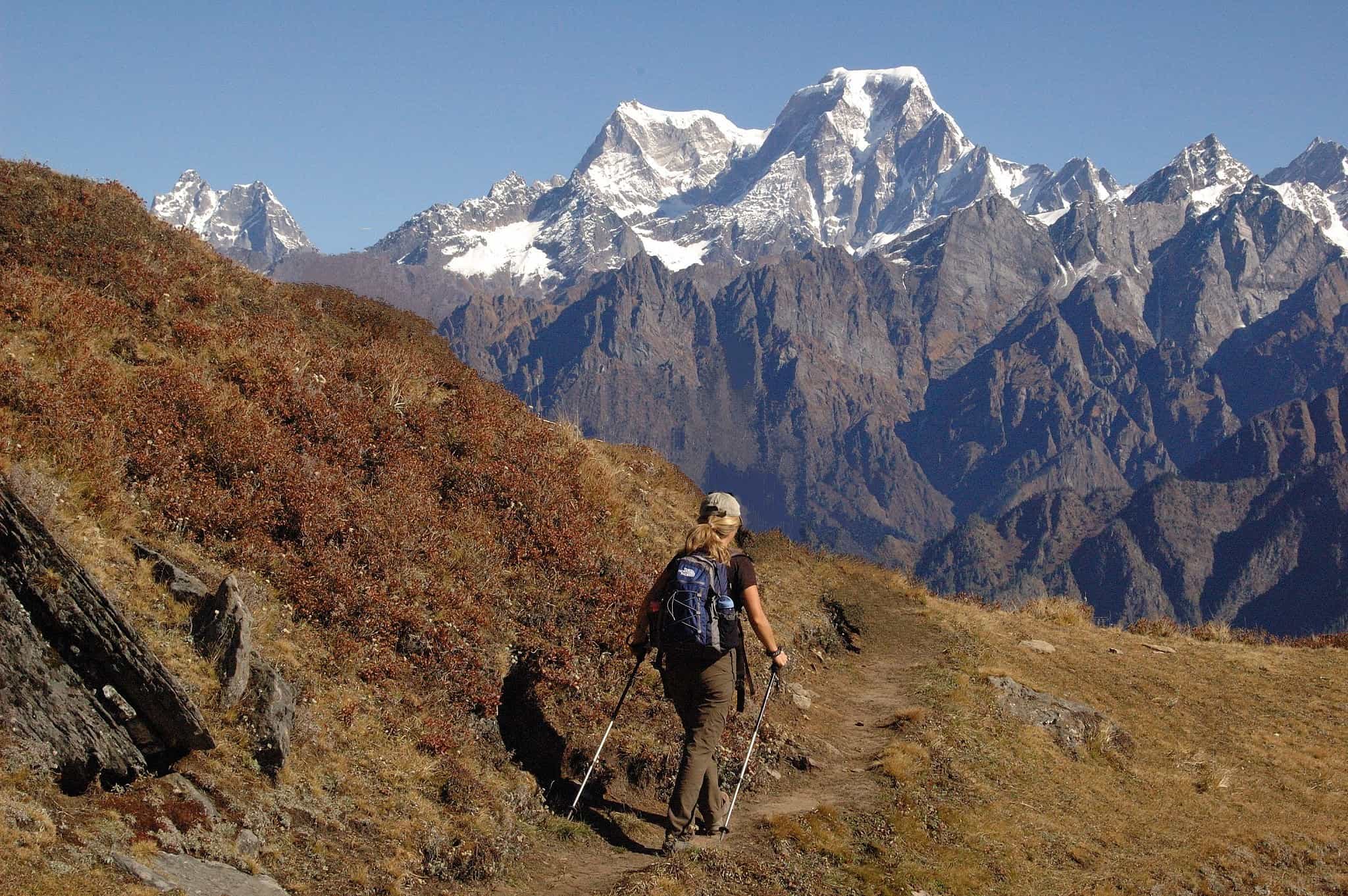 Gharwal panorama from Kuari Pass, India. Photo: KVT India