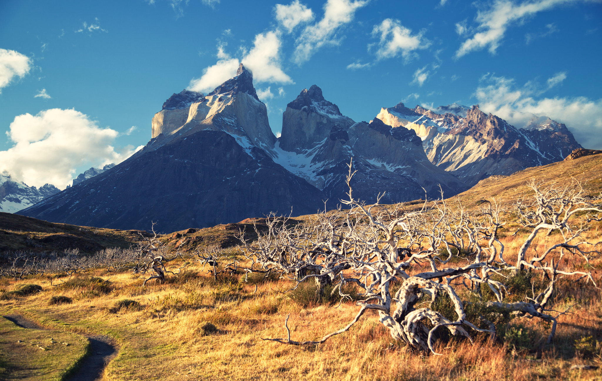 Torres del Paine Massif, Patagonia, Chile, Canva