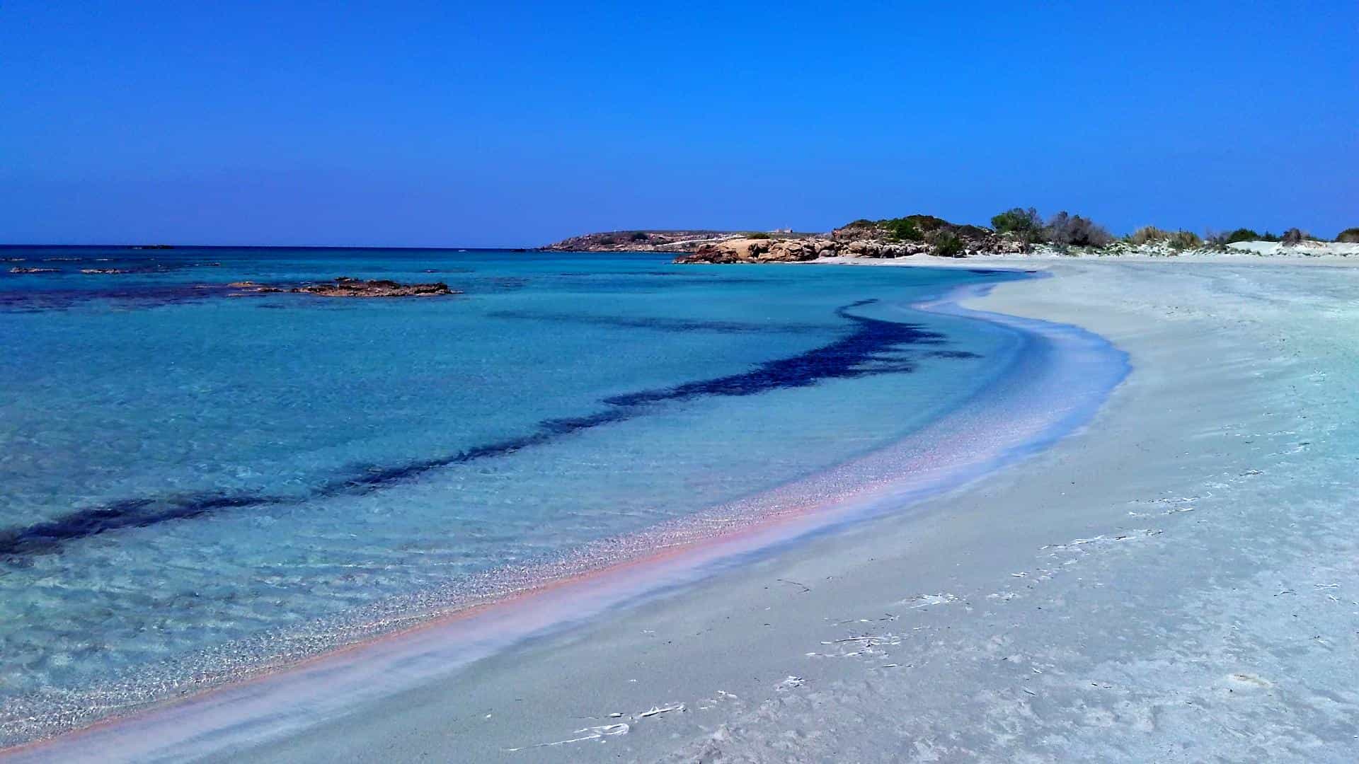 Elafonissi Beach in Crete, Greece.