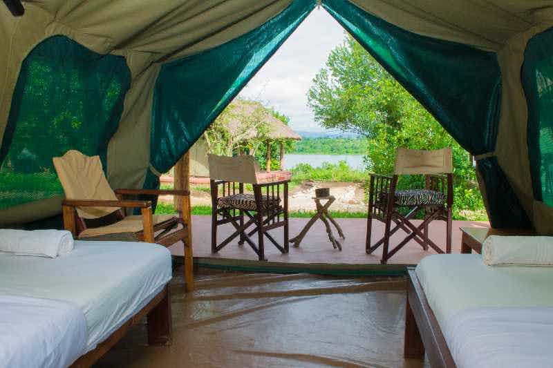 Bush Lodge Safari Tent, Queen Elizabeth National Park, Uganda, Hotel