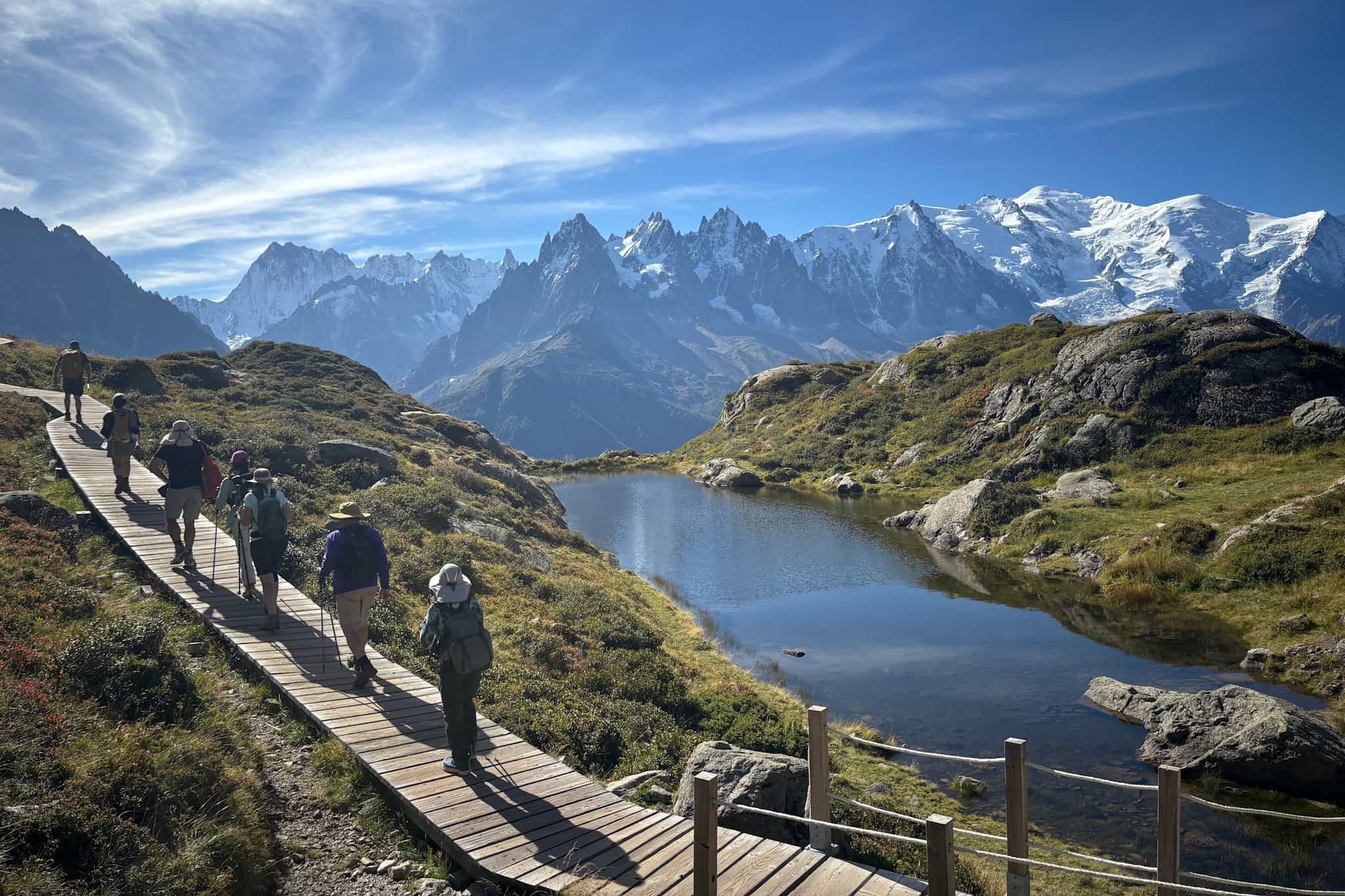 Lac de Cheserys, Chamonix, France. Photo: Host//Tracks and trails