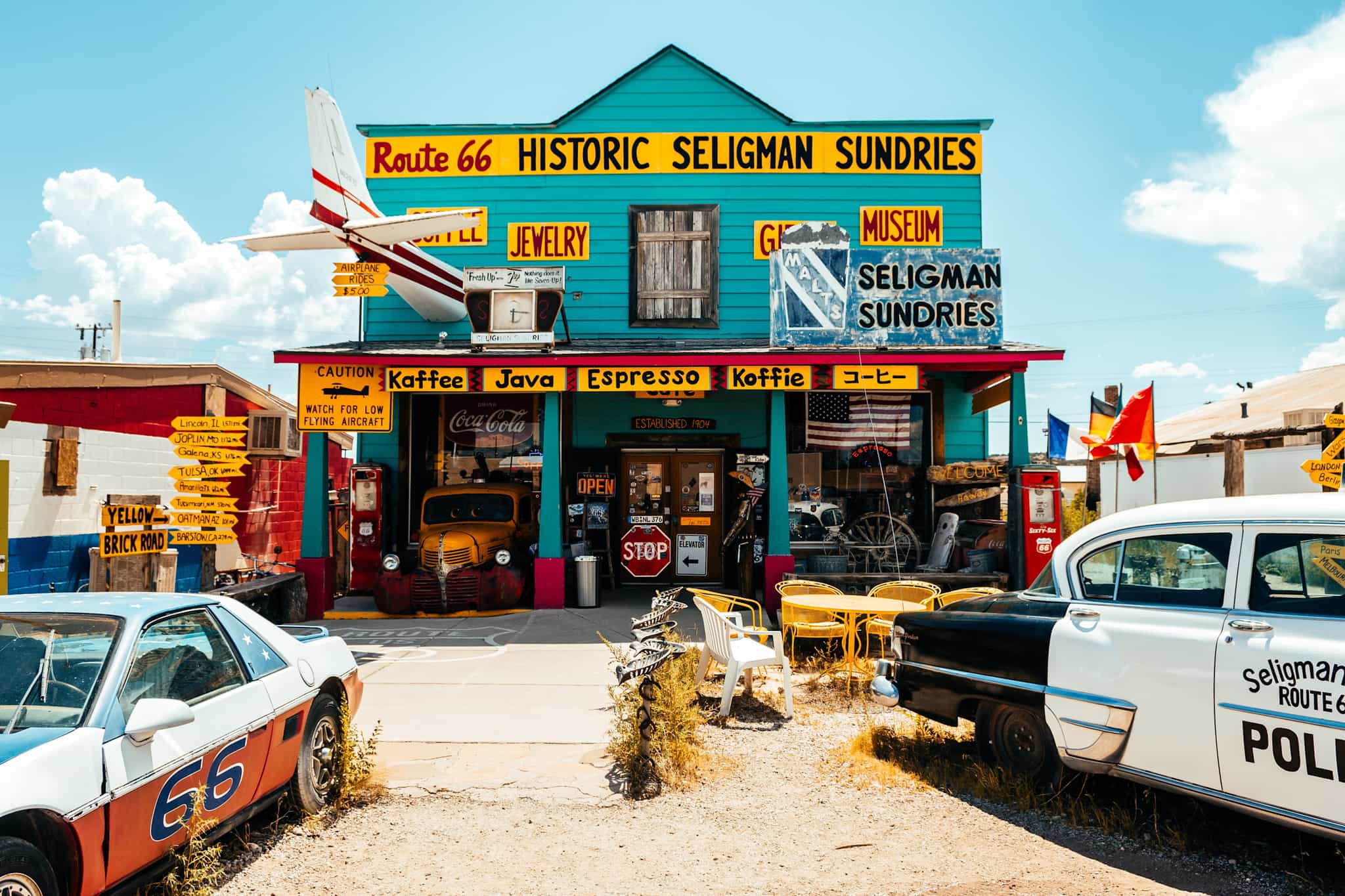 Famous Seligman town of Route 66, Arizona