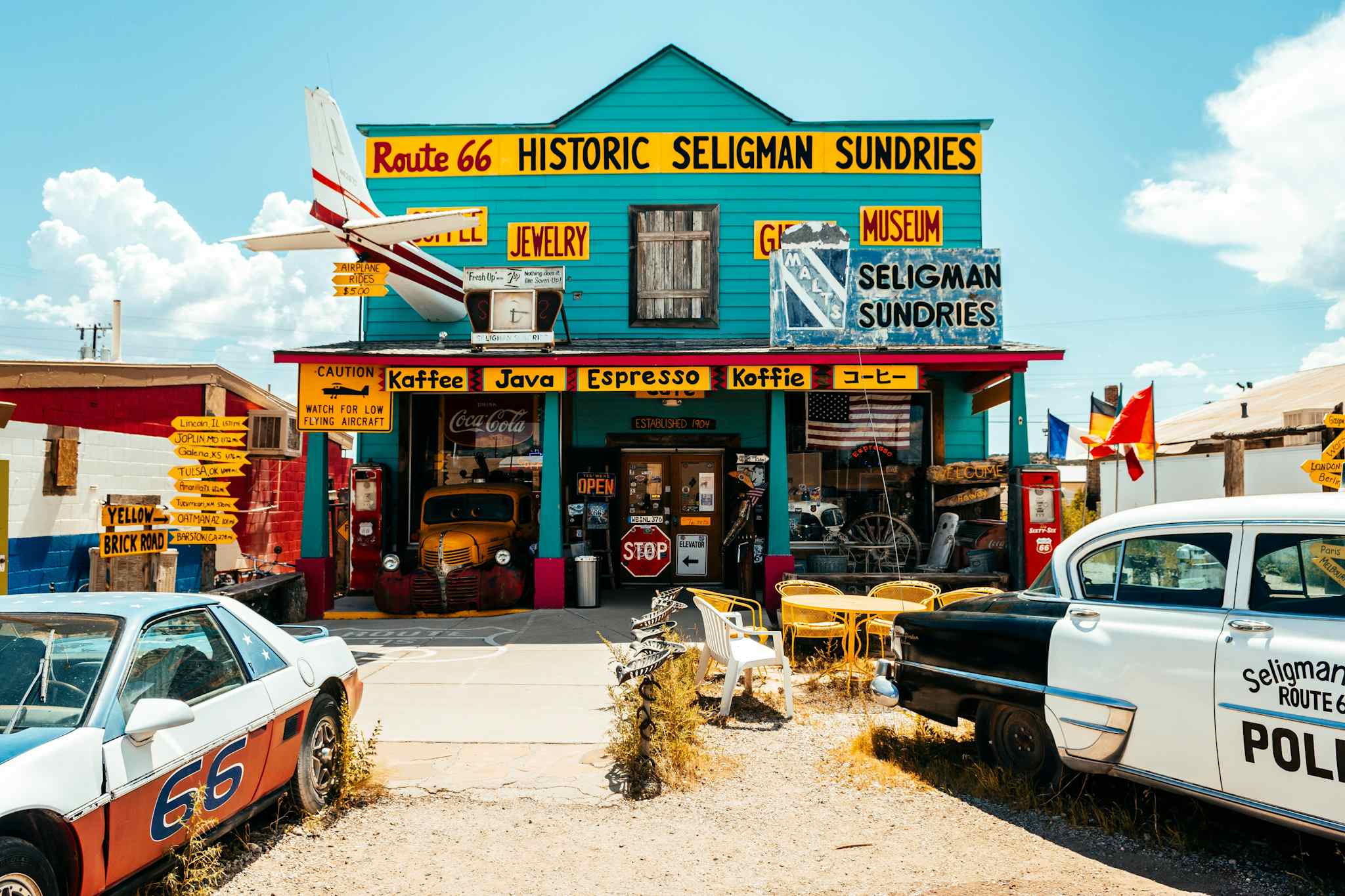 Famous Seligman town of Route 66, Arizona
Shutterstock: 718975954