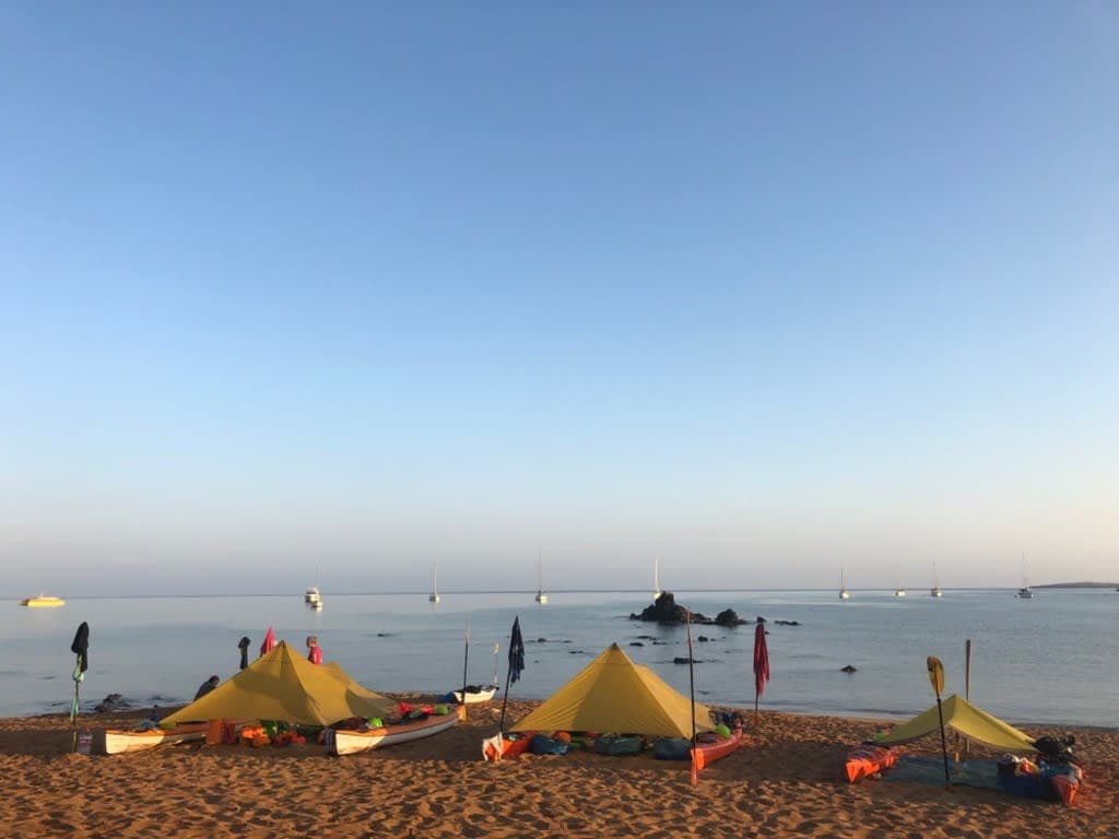 Menorca Kayak Camping