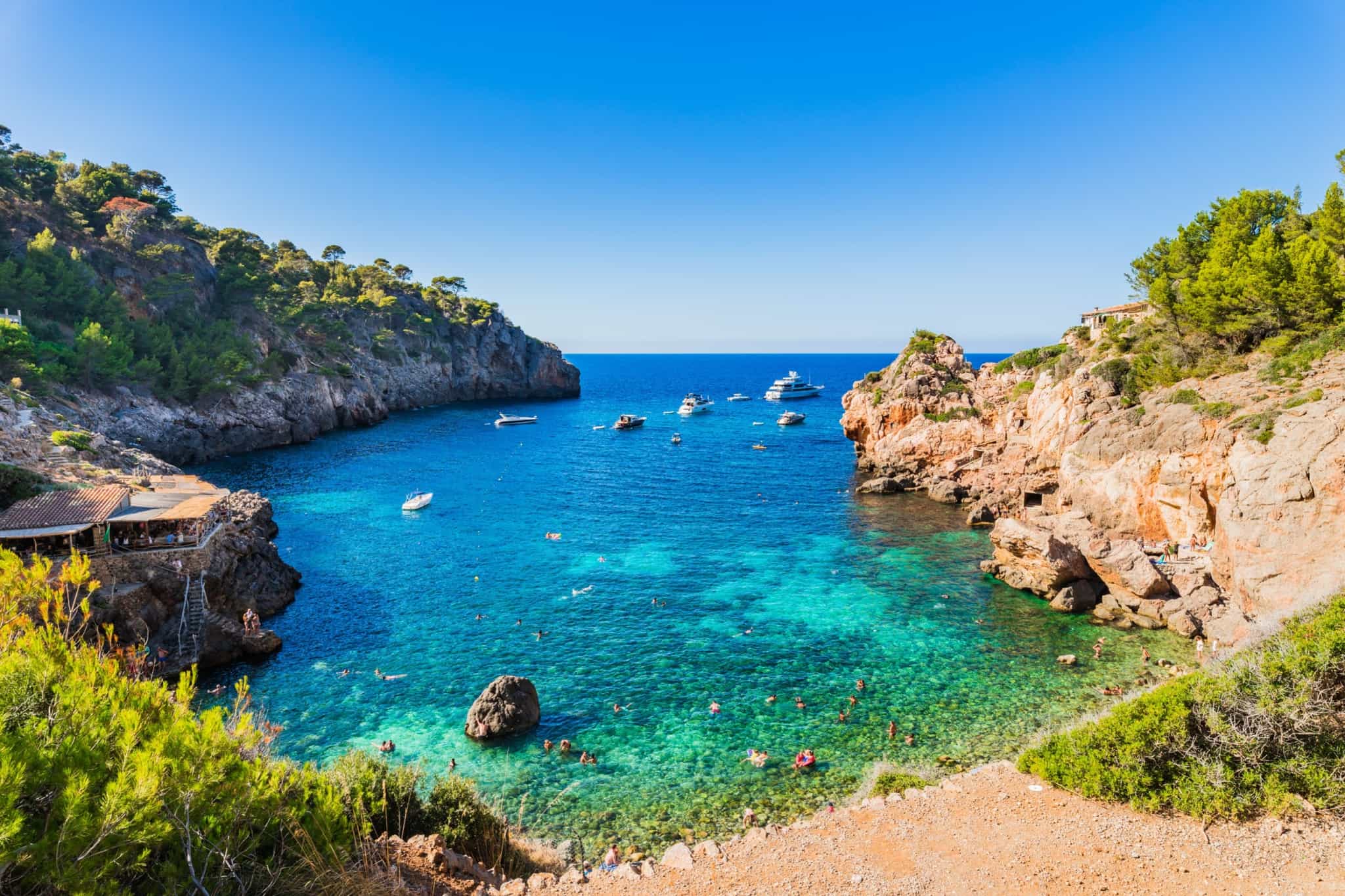 Cala Deia, Mallorca, Spain.