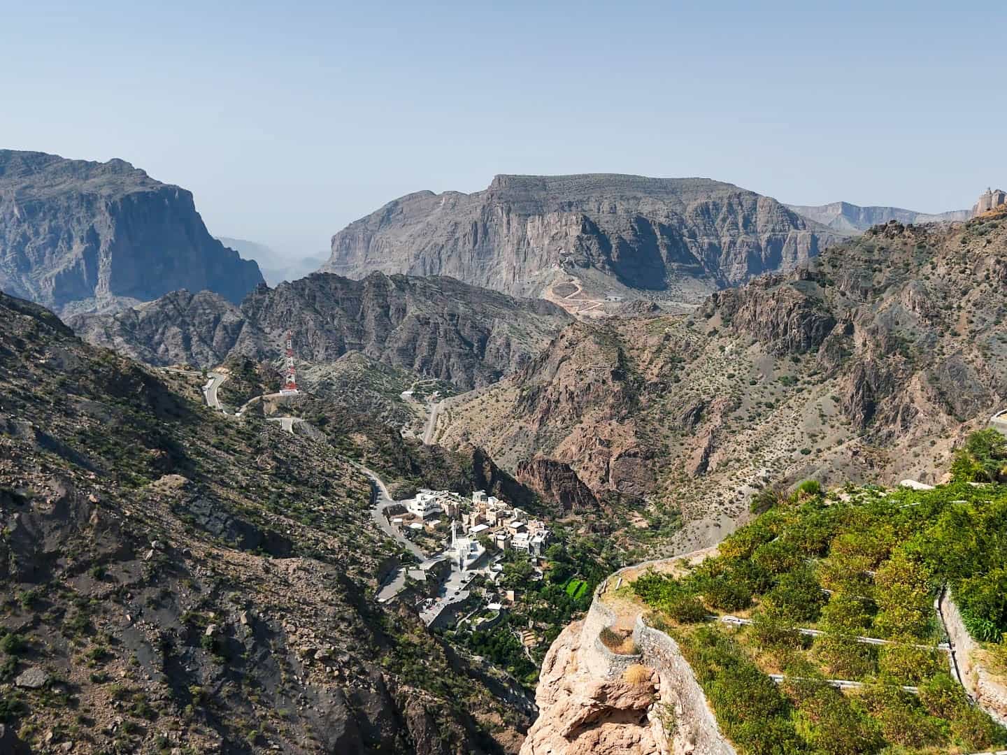 Misfat Al Abriyeen village in Oman.