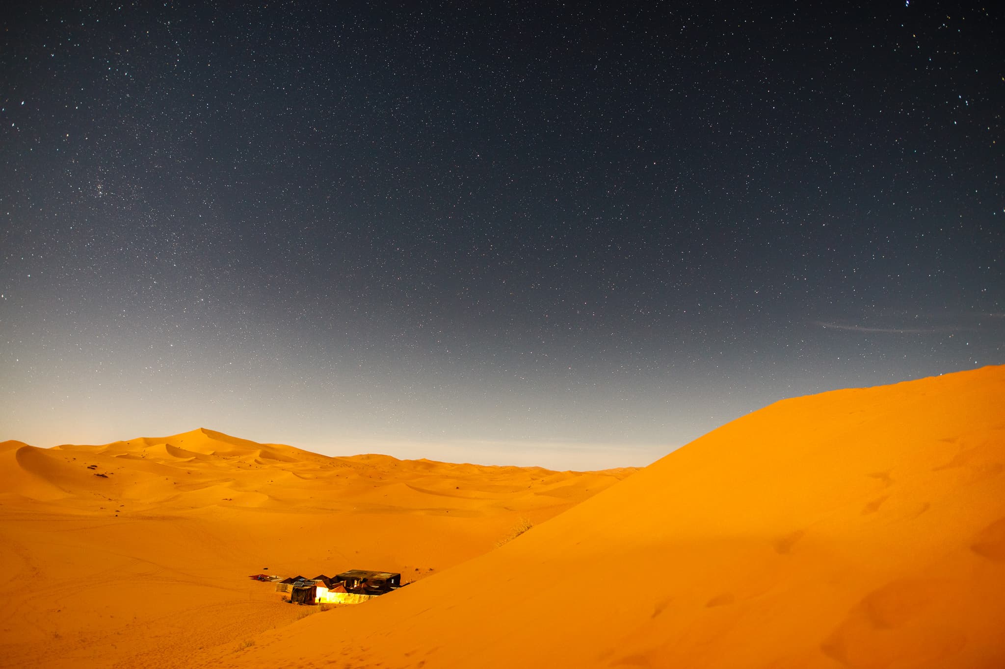 Sahara Desert camp, Morocco