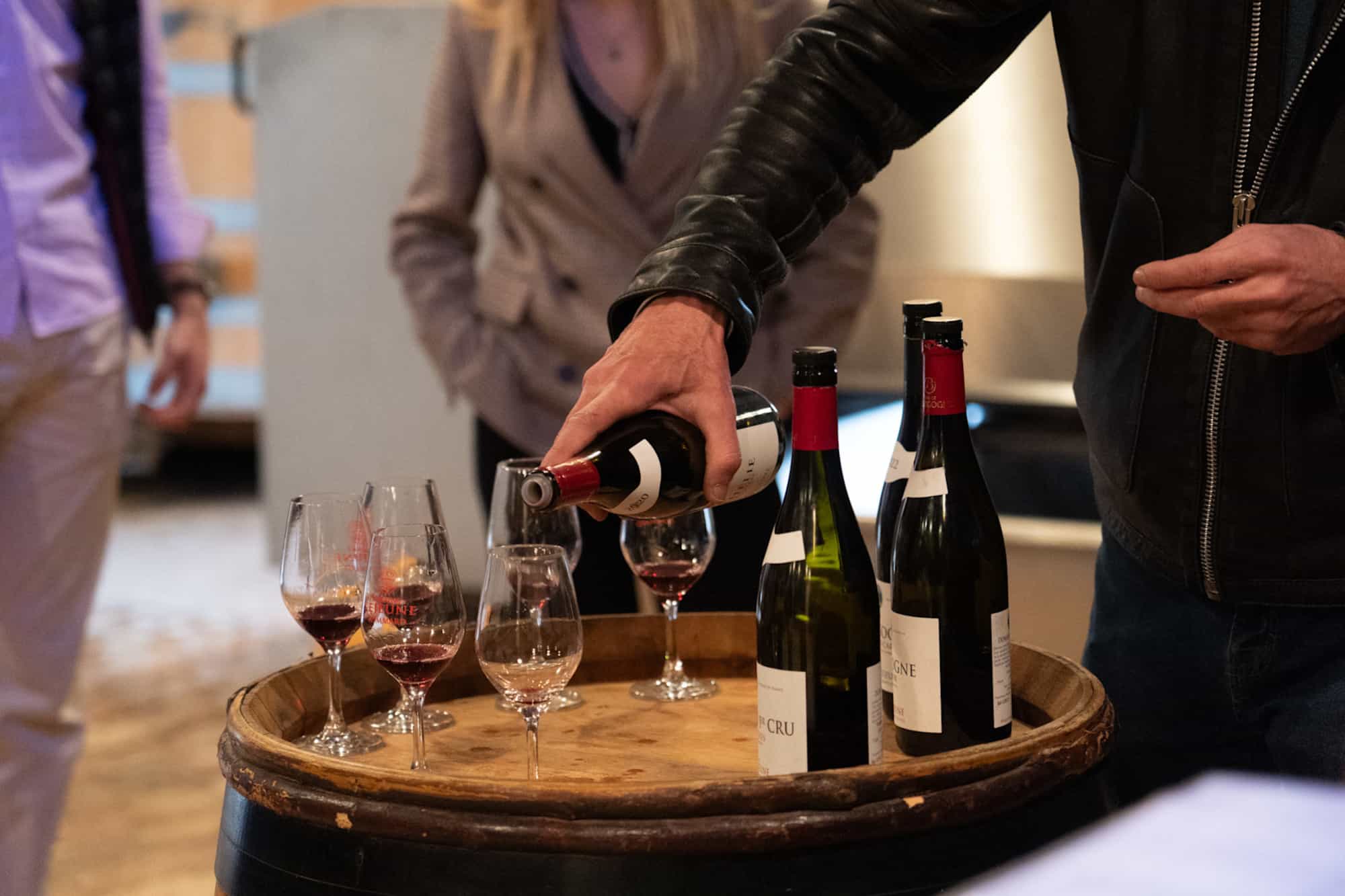 Pinot Noir wine tasting, Burgundy, France
