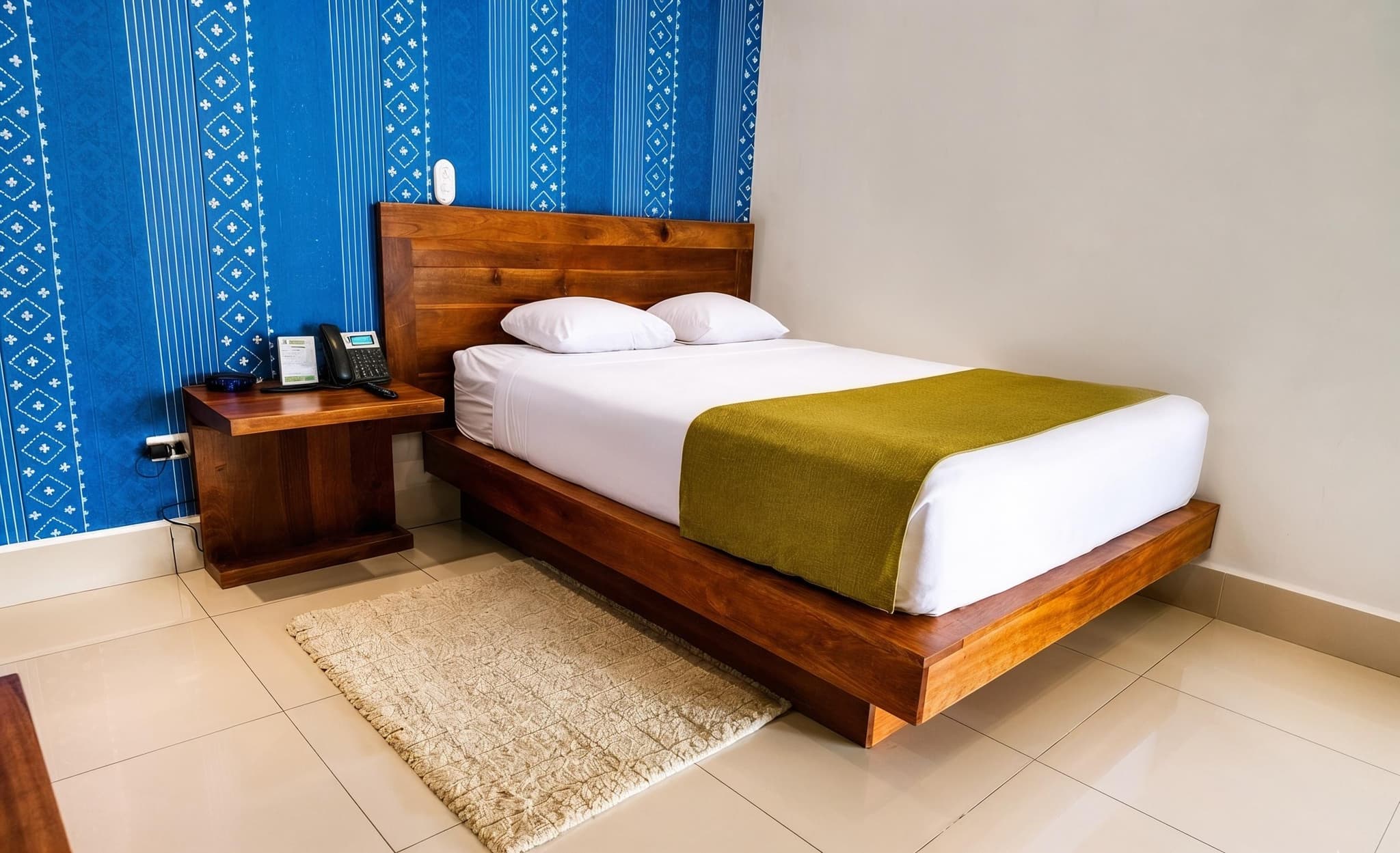 Double room at Agualcas Hotel, Managua, Nicaragua.