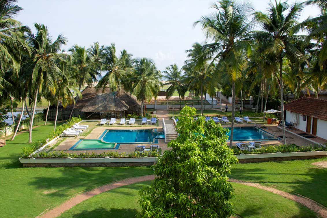 View to beach, Travencore Heritage Hotel, Source: India Intrepid DMC