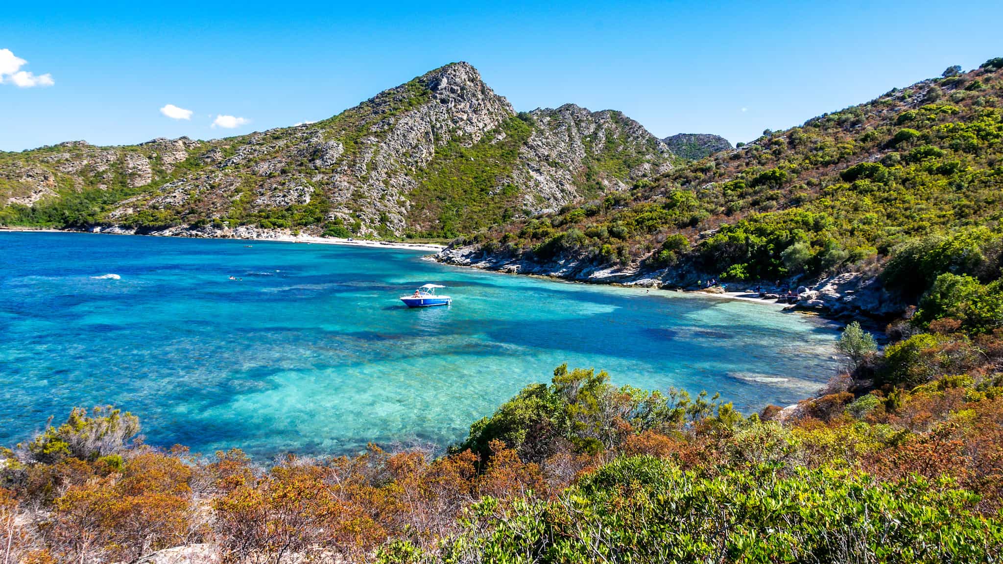 Coastline near Calvi in Corsica
