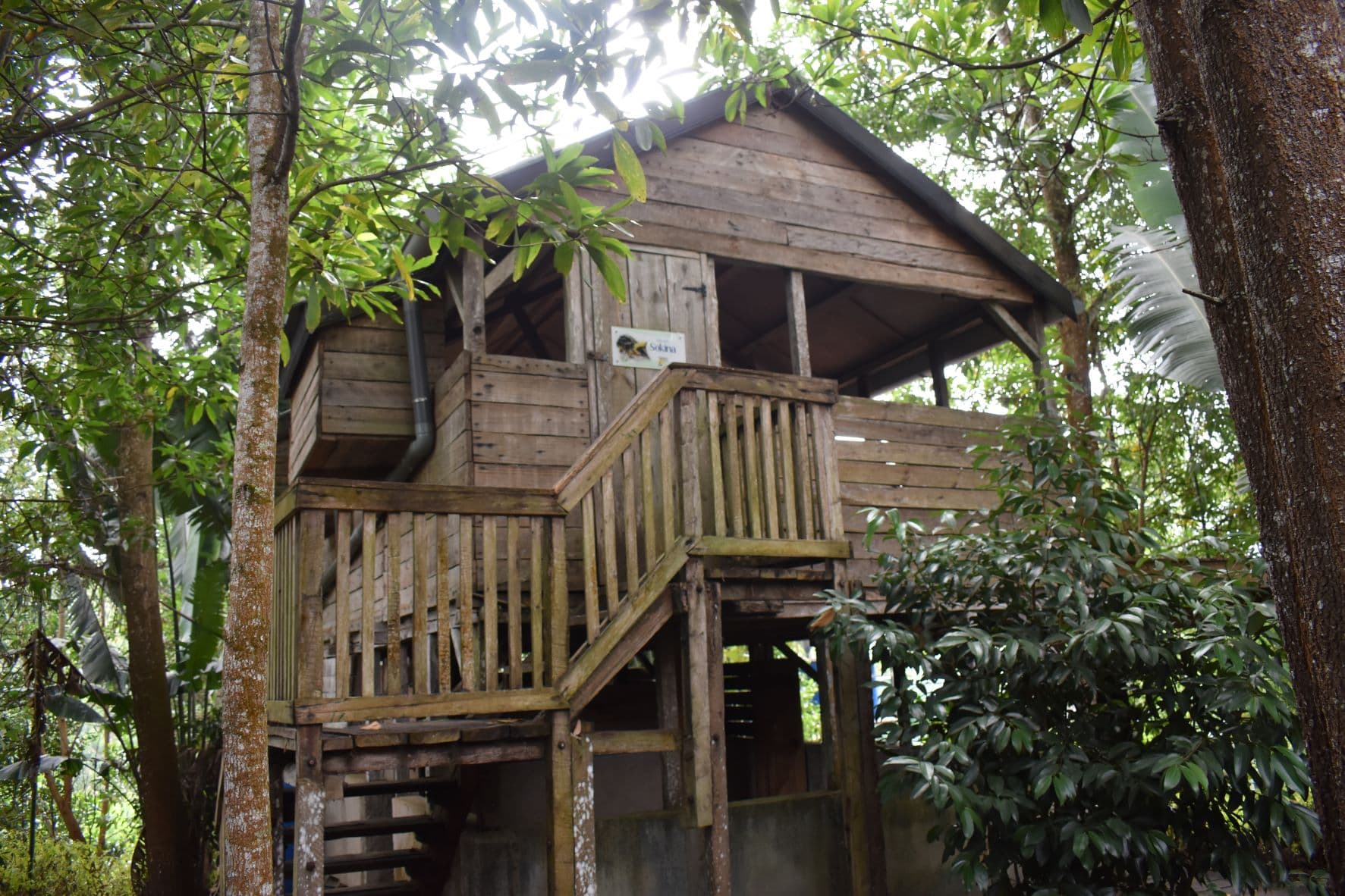 Tent bungalow, Kianjavato, Madagascar.