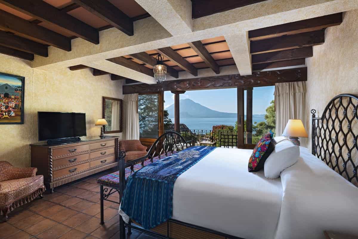 Double room at the Hotel Atitlan, Guatemala. Photo: Hotel Atitlan
