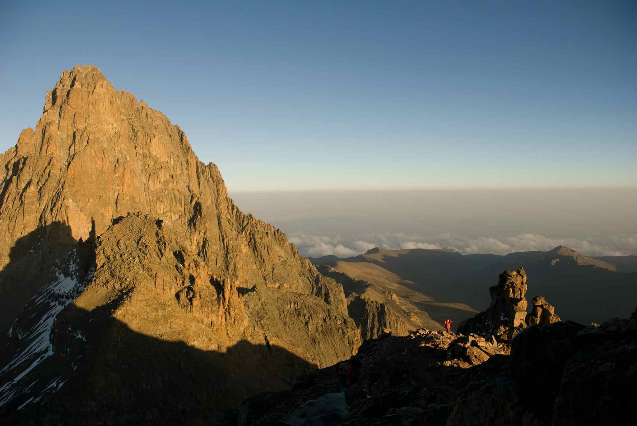 Lenana Peak, Mount Kenya. Photo: GettyImages-176829036