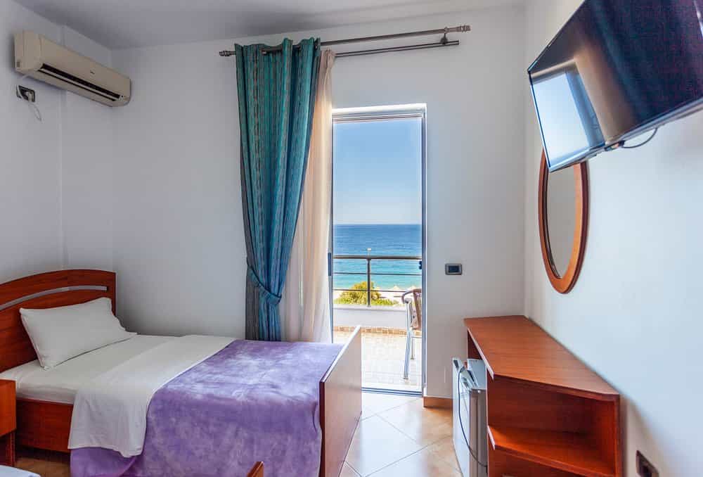 Twin room at Hotel Dhima, Himare, Albania