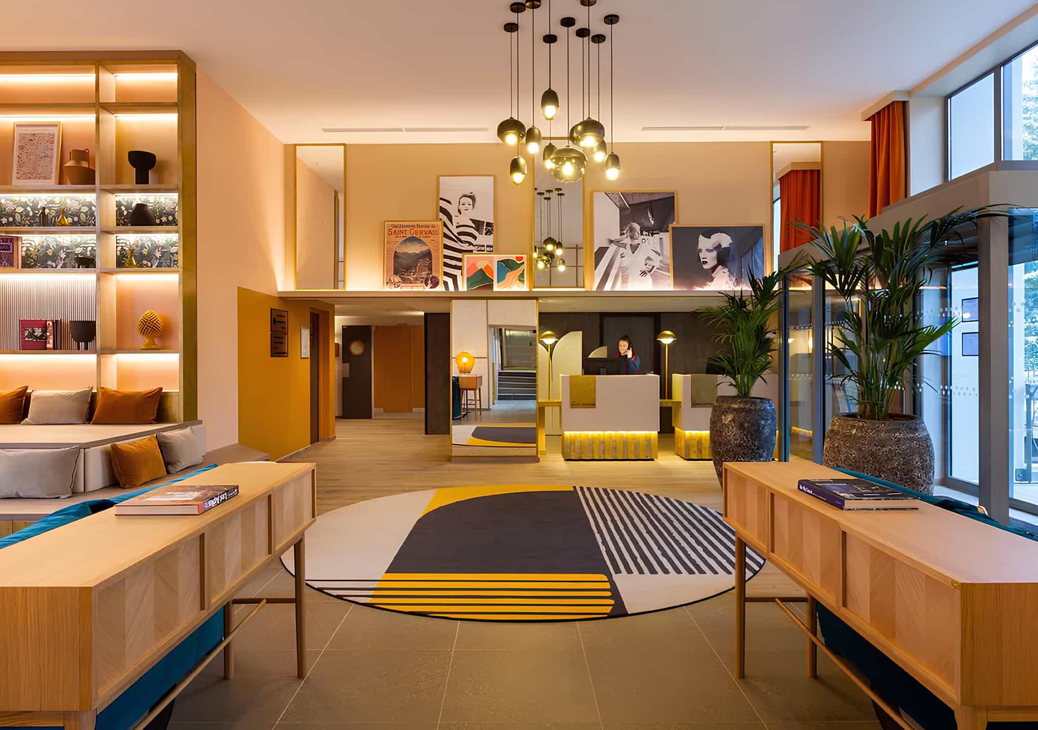 Looby of the spa hotel Saint Gervais