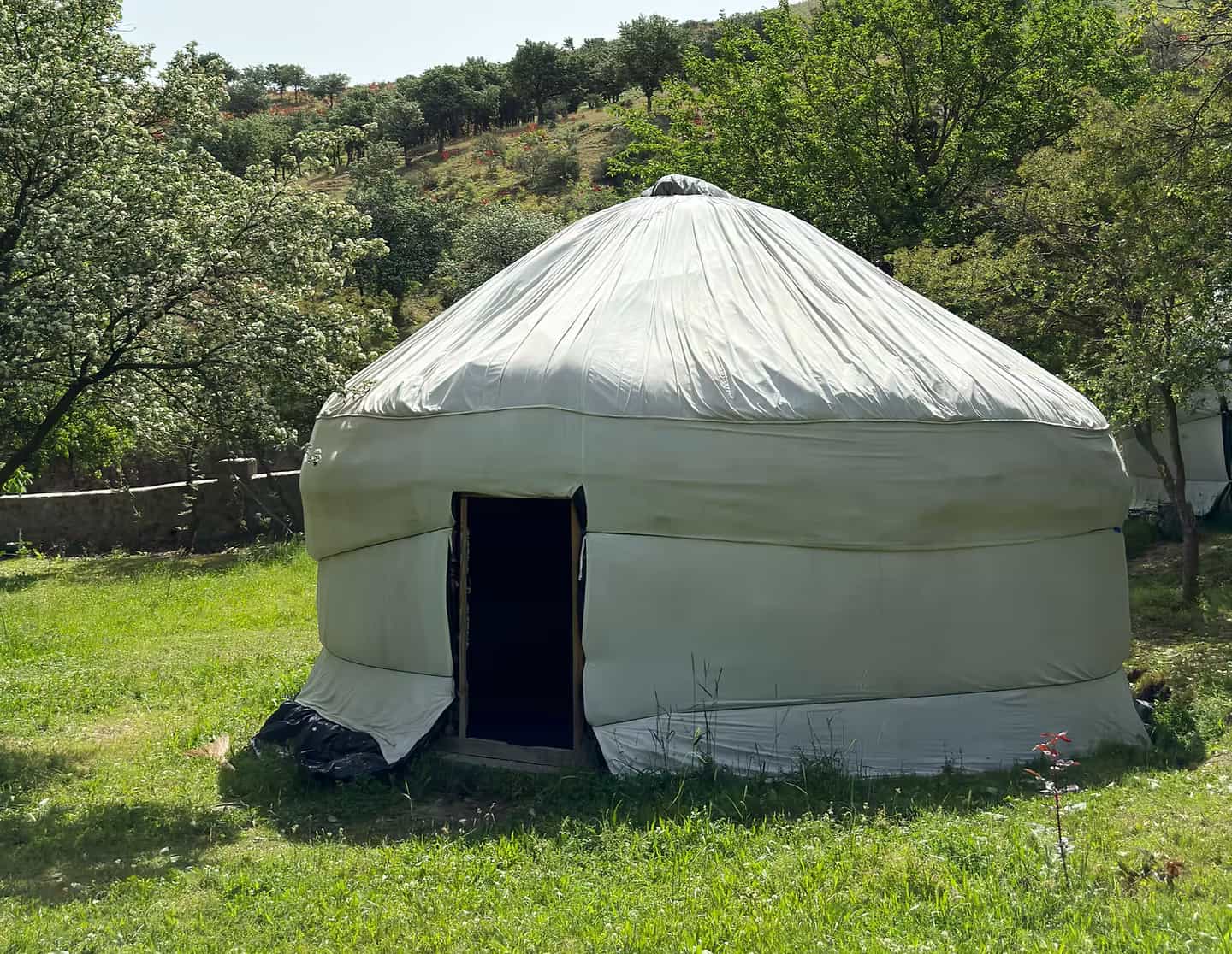 Yurt at Seyyod Camp in the Nuratau Mountains.