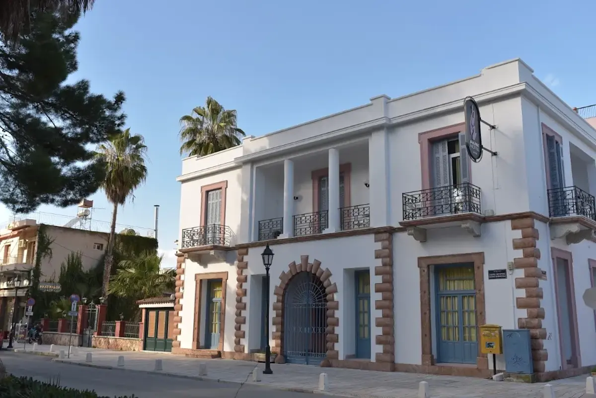 Outside view of Park Hotel in Nafplio, Peloponnese Greece