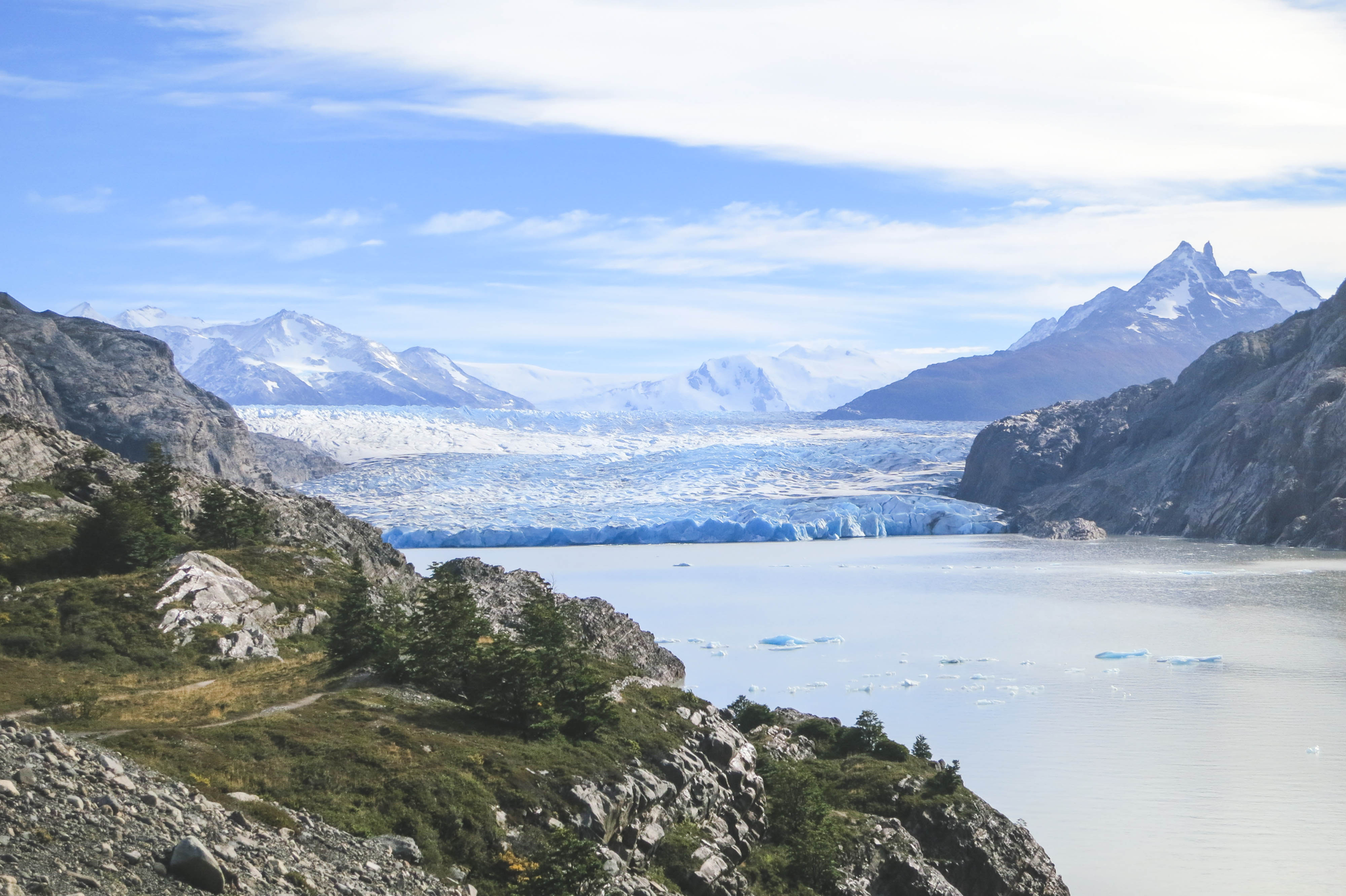 Grey Glacier, View, Torres del Paine, Chile, Patagonia, Canva