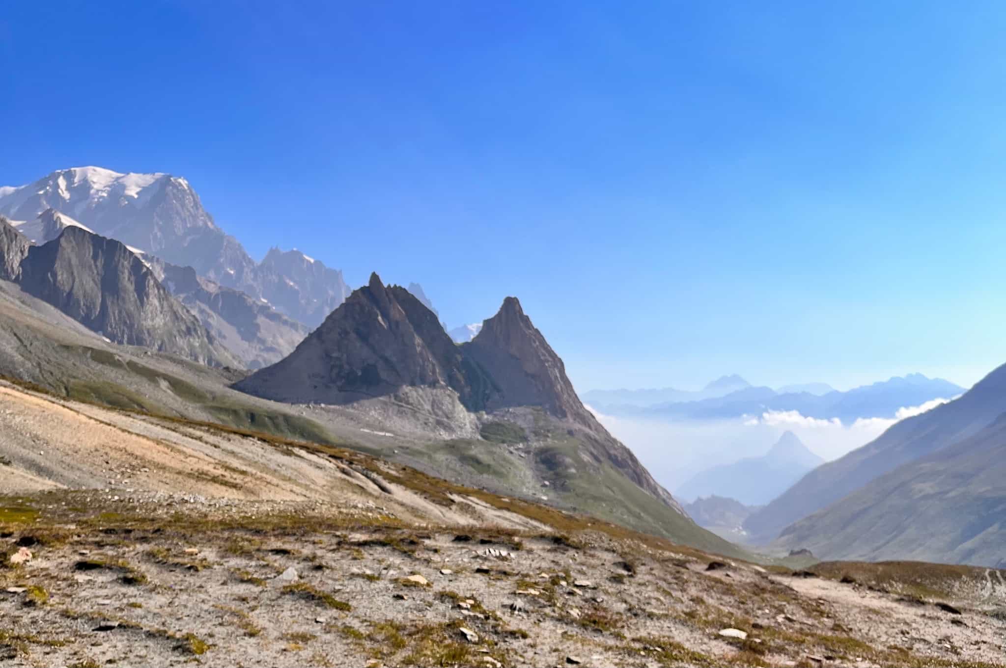 TMB Day 3 - View from Col de la Seigne into Italy | Photo: Host - Happy Tracks