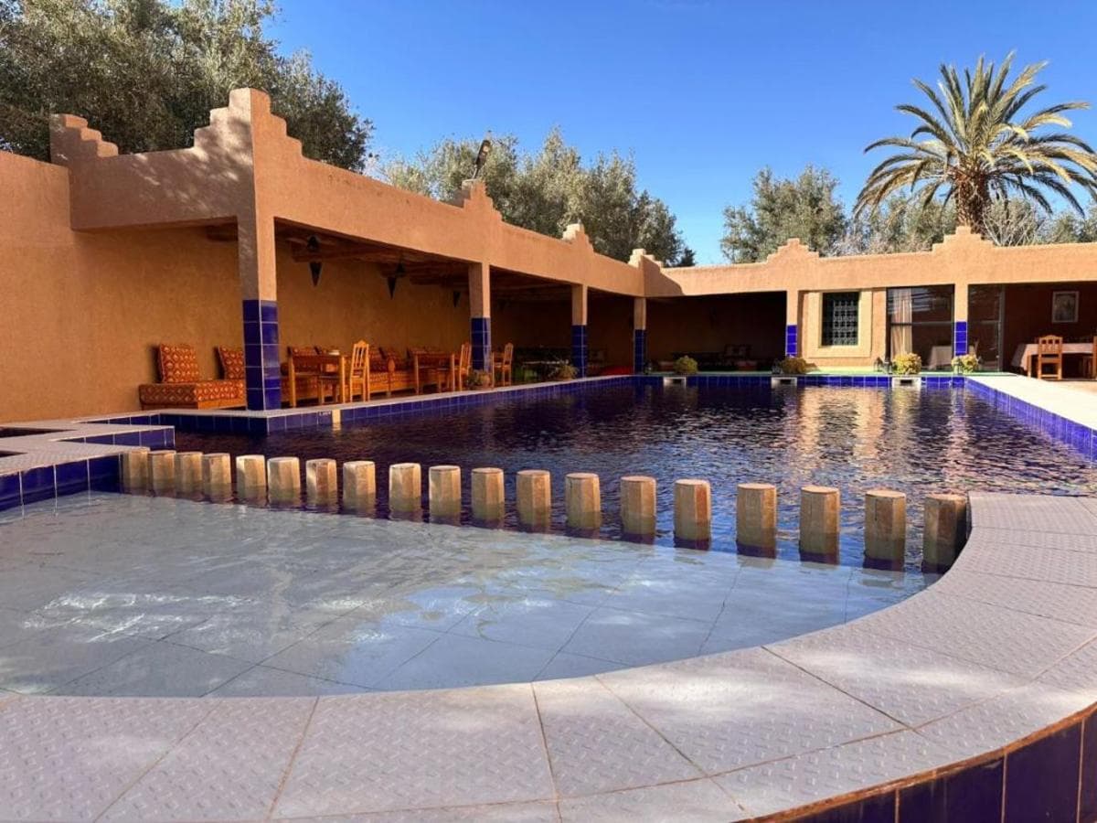 Kasbah Ait Ben Damitte Pool in Skoura, Morocco
