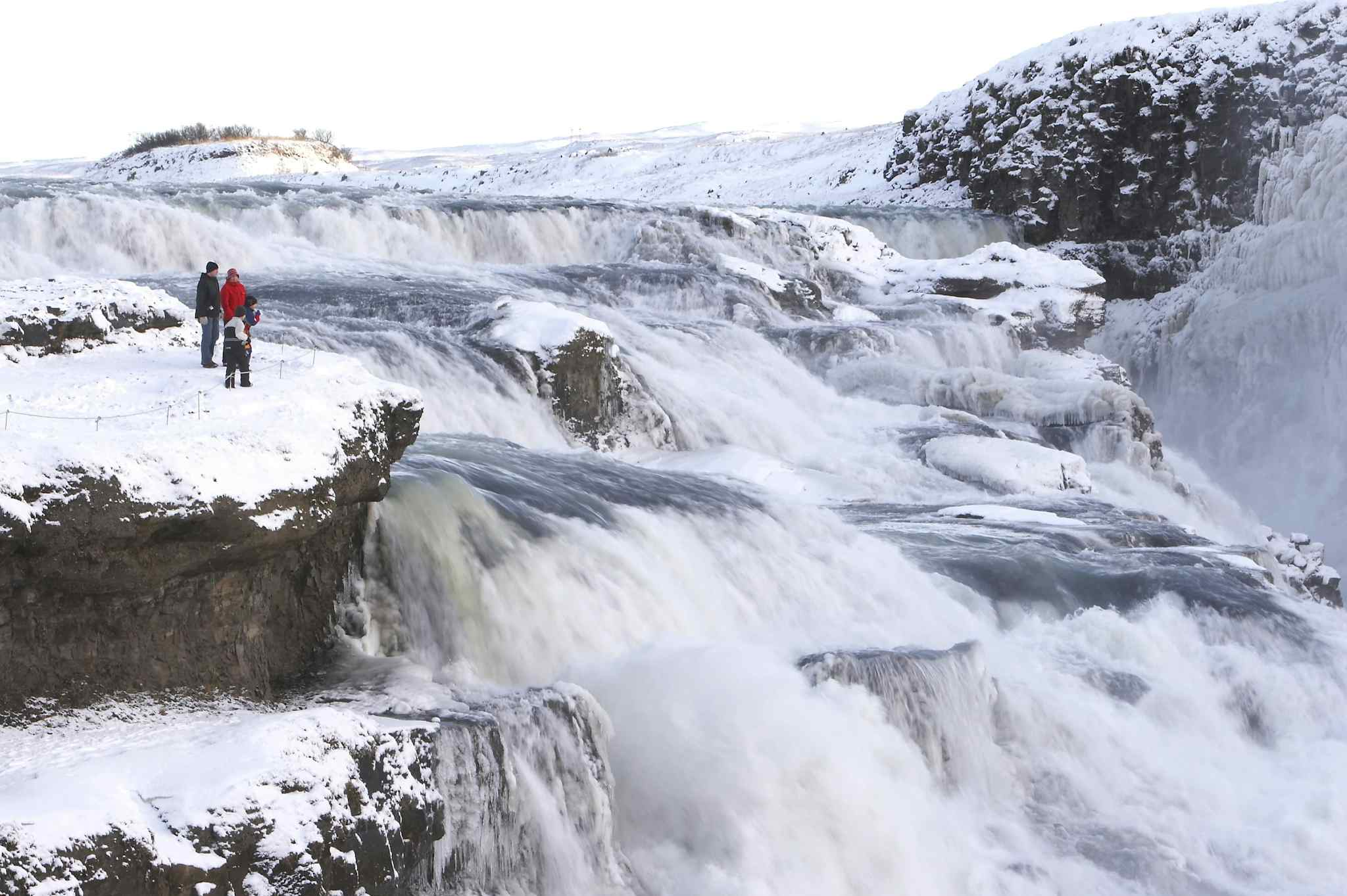 Gullfoss waterfall, Iceland: Image: Host/Icelandic Mountain Guides