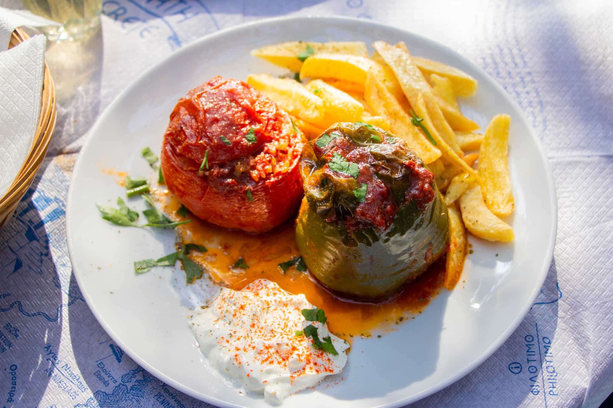 Greek food, Gemista. Photo: GettyImages-1185881706