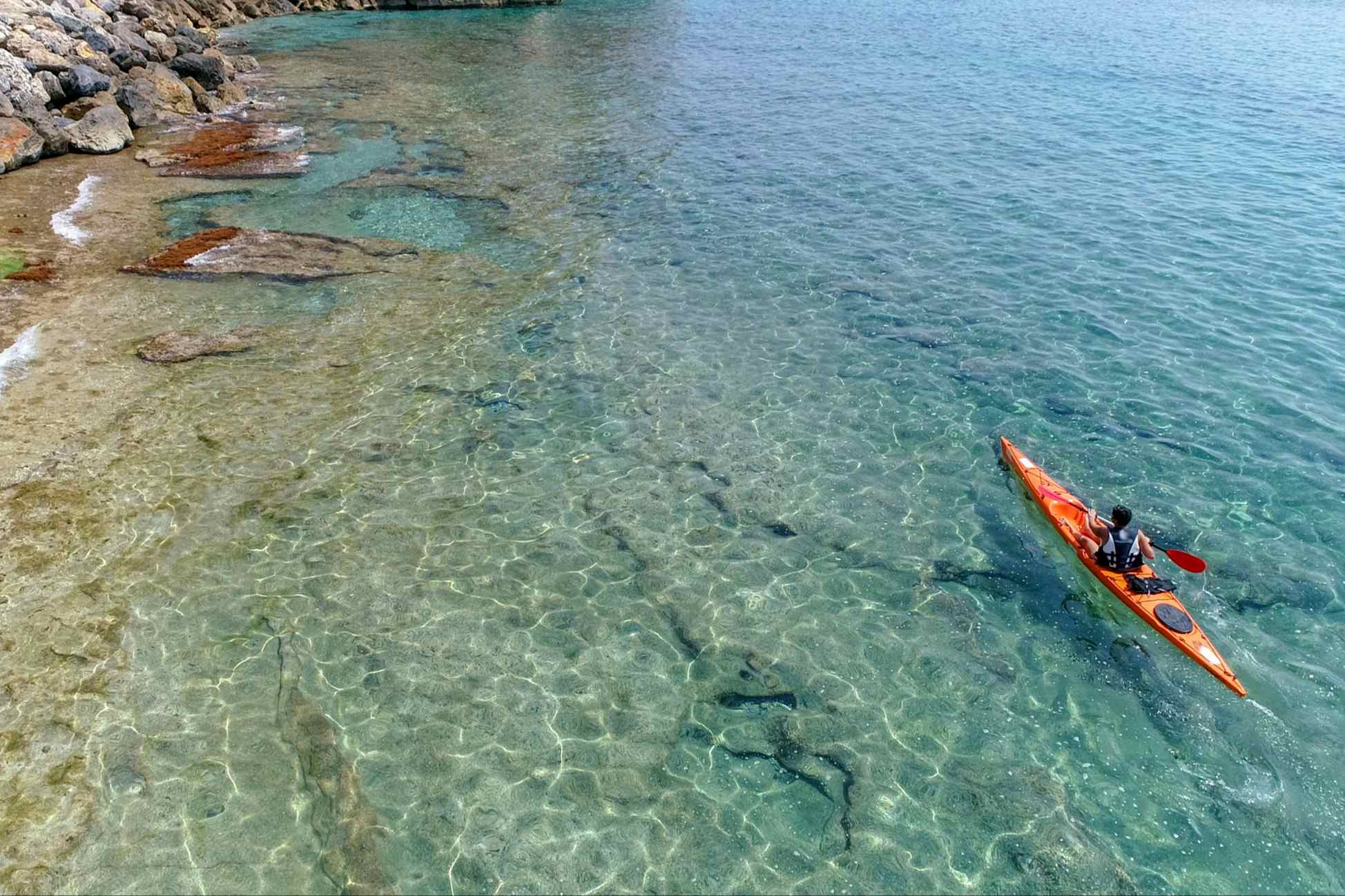 Single sea kayak. Photo: Getty 1294163379
