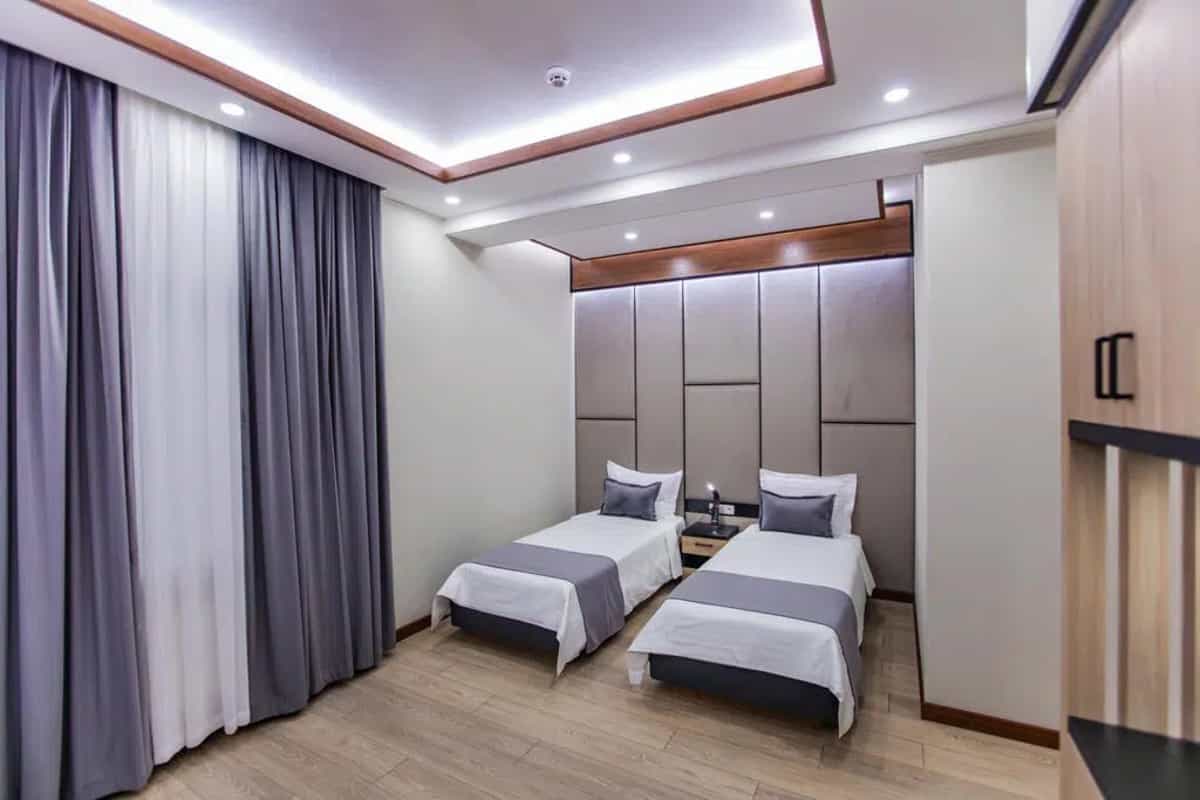 Twin room at Hotel Art Deluxe, Tashkent